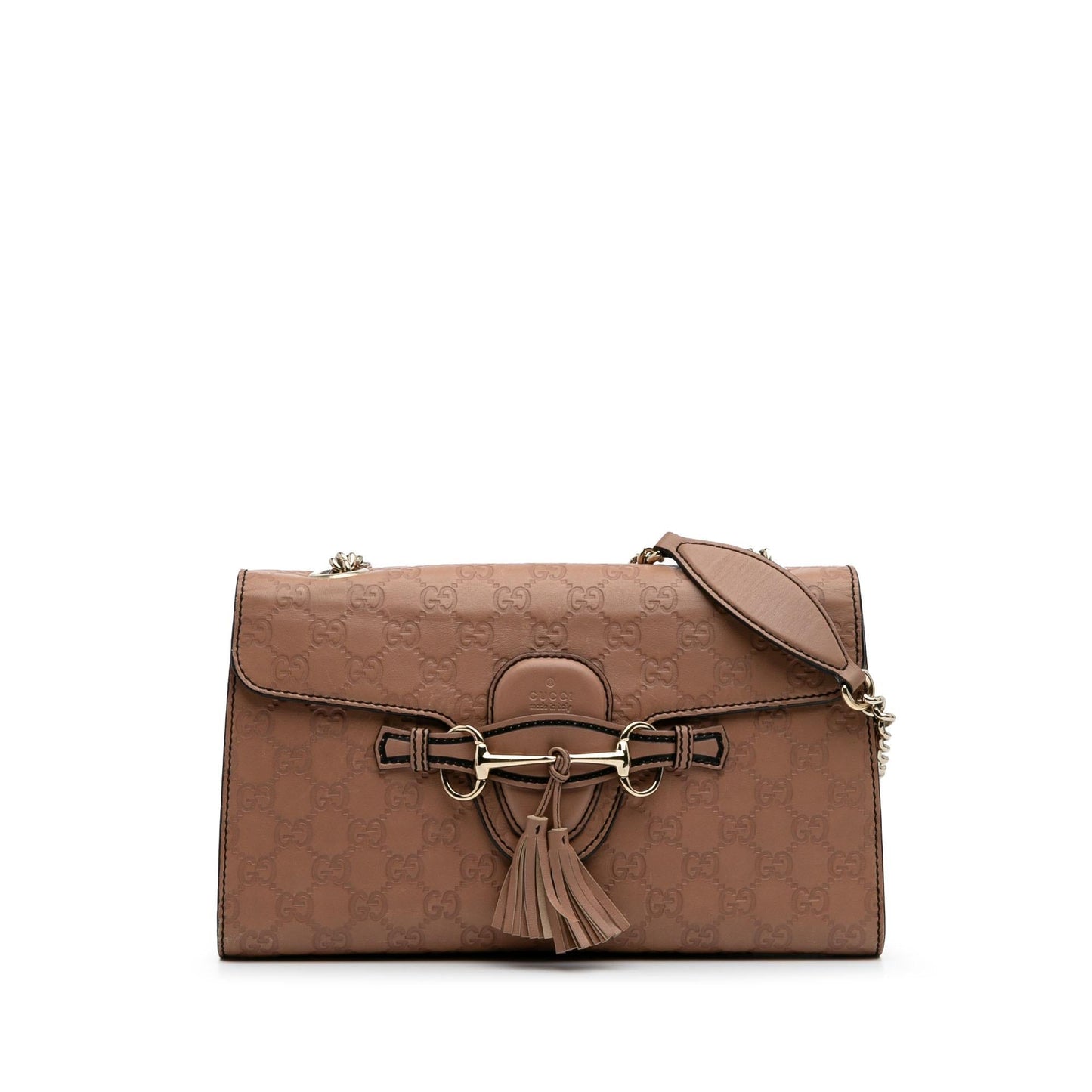 Gucci Guccissima Emily Calf Brown Medium Shoulder Bag Bag 4