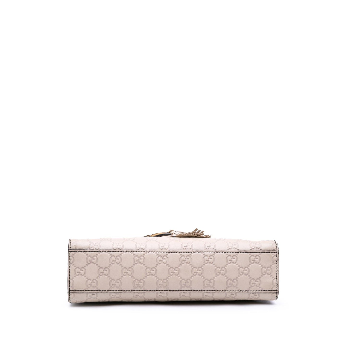 Gucci Guccissima Emily Calf White Medium Shoulder Bag Bag 7
