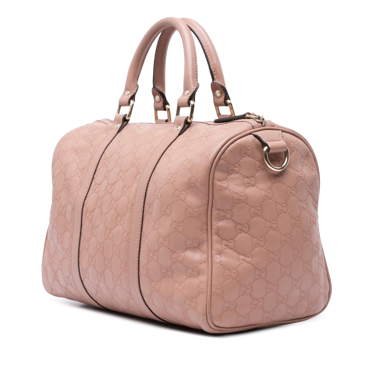 Gucci Guccissima Joy Boston Calf Pink Medium Satchel Bag Bag 1