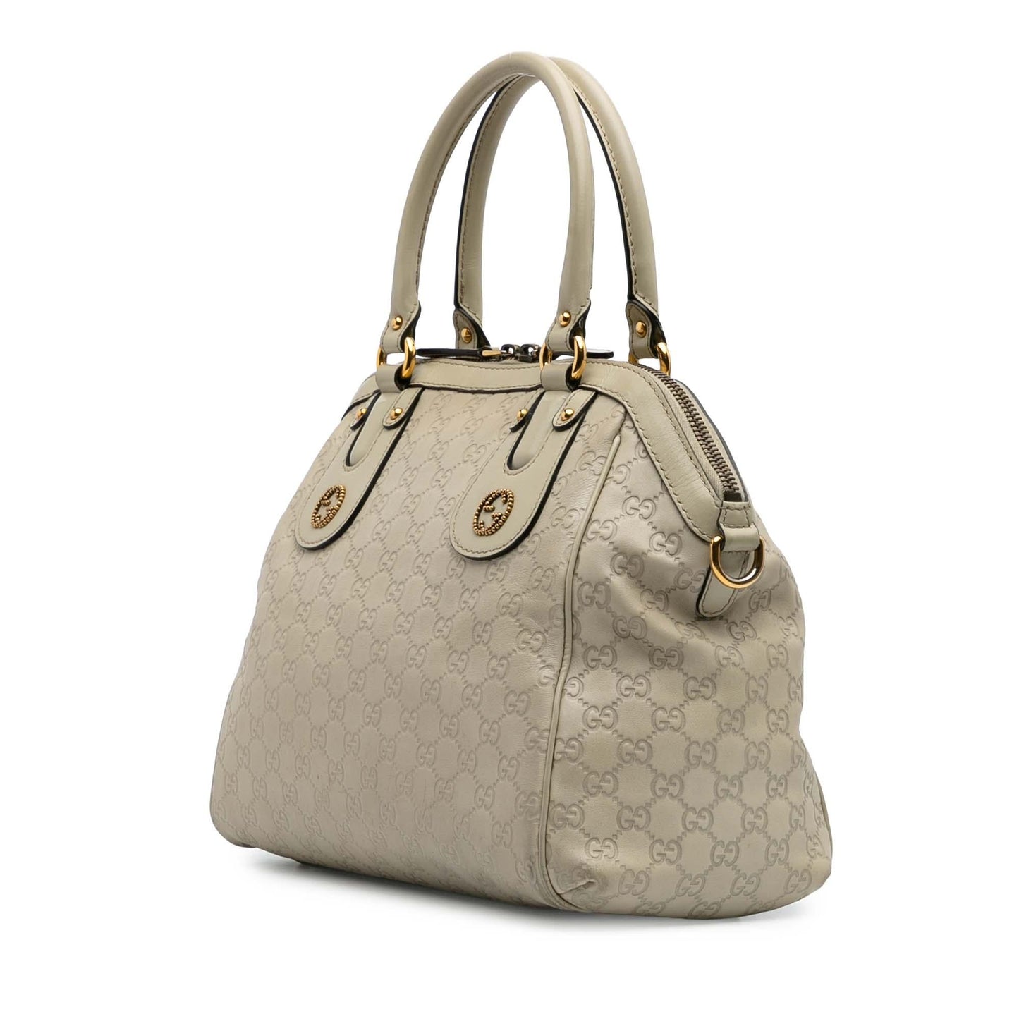 Gucci Guccissima Scarlett Calf Brown Medium Satchel Bag Satchel 3