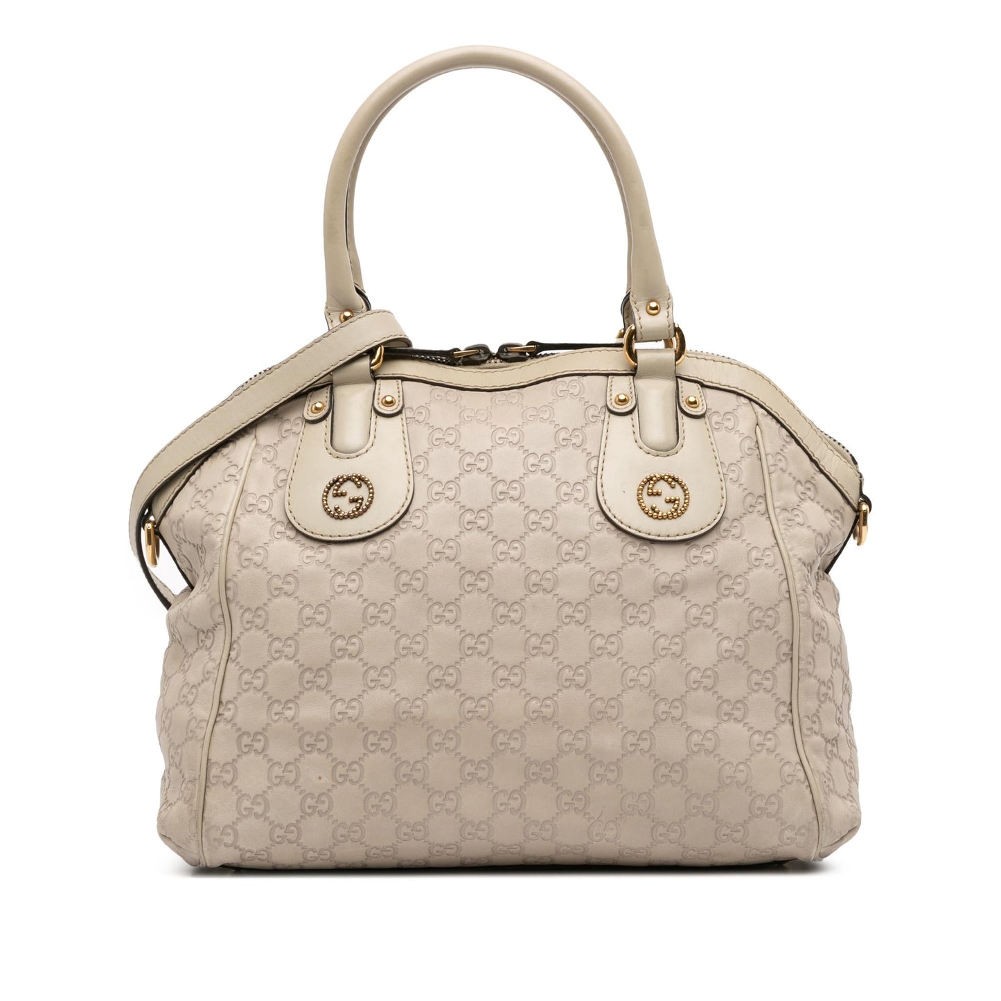 Gucci Guccissima Scarlett Medium Travel Bag Satchel 4
