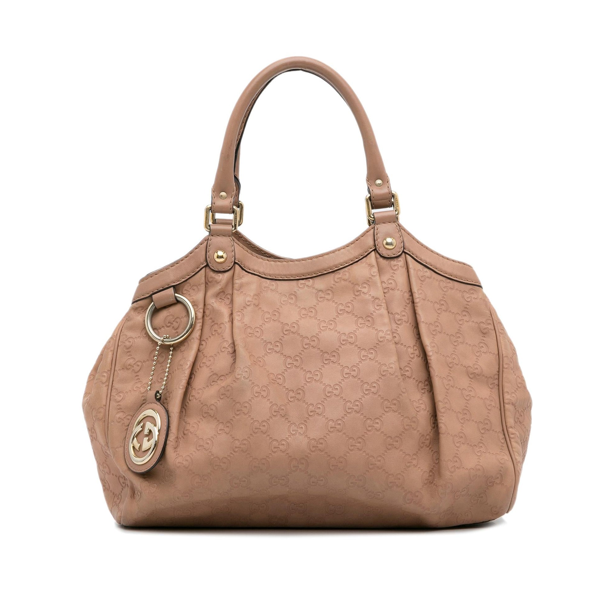 Gucci Guccissima Sukey SHG-yRnH0q Calf Pink Medium Tote Bag