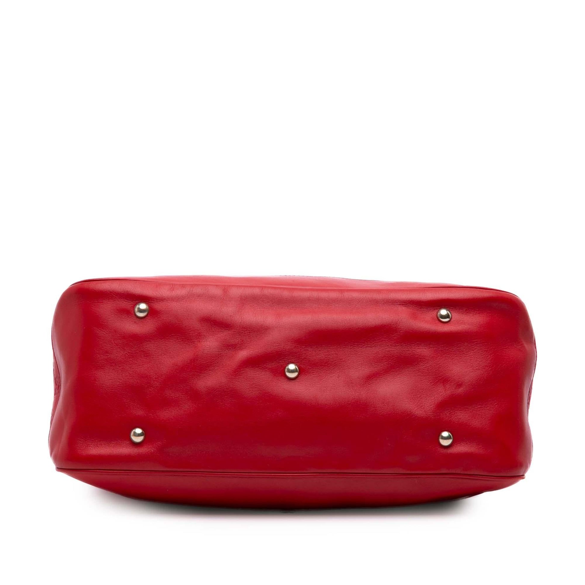 Gucci Guccissima Valentine Medium Top Handle Travel Bag