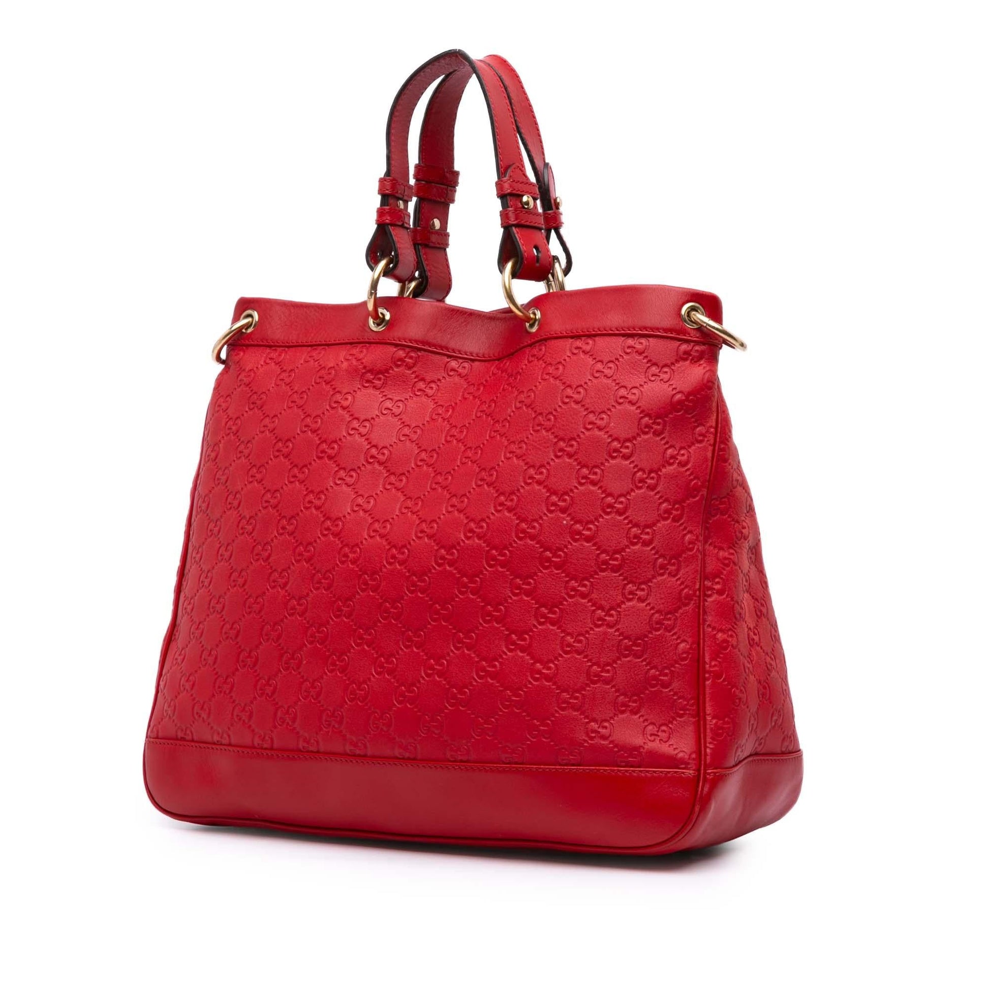 Gucci Guccissima Valentine Medium Top Handle Travel Bag