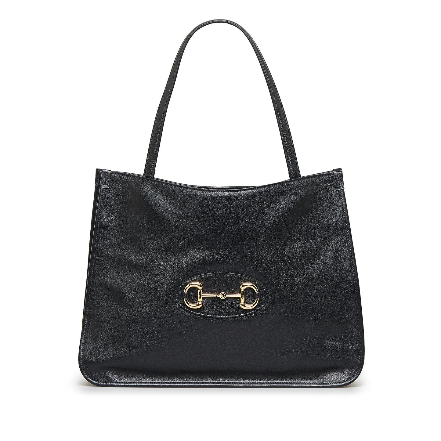 Gucci Horsebit SHG-FPis18 Calf Black Medium Tote Bag