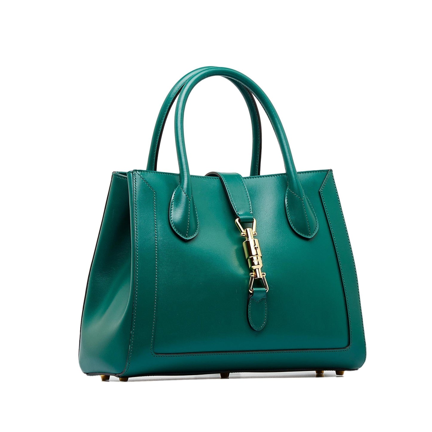 Gucci Jackie SHG-cCFMui Calf Green Medium Satchel Bag