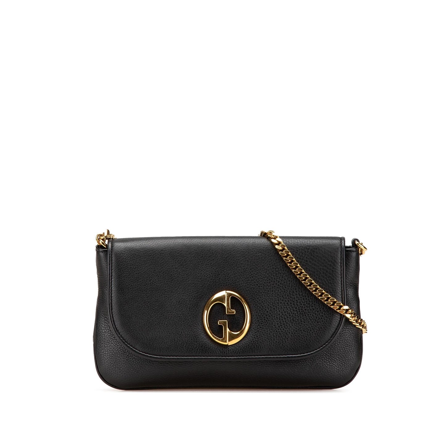 Gucci Leather Chain Medium Shoulder Bag