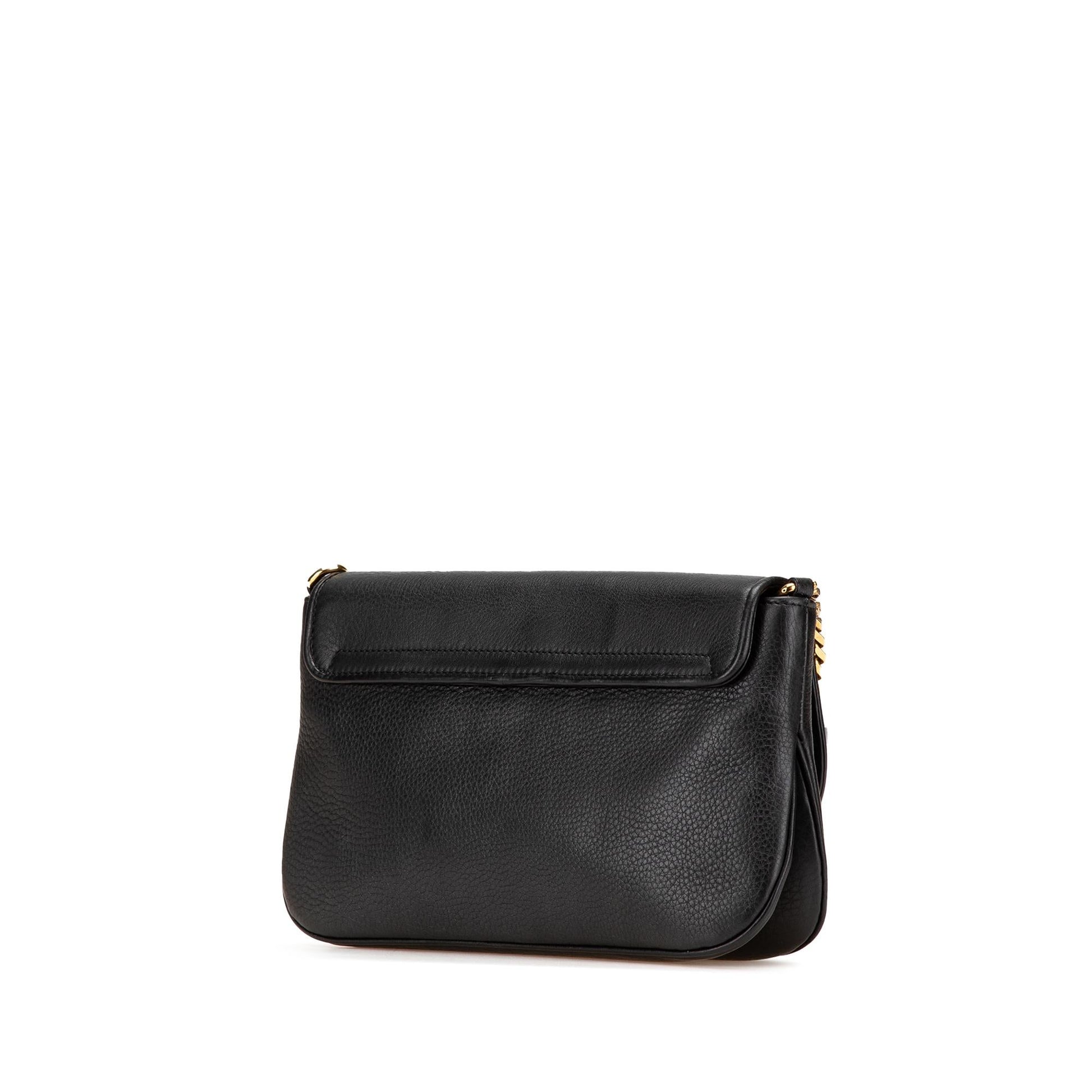 Gucci Leather Chain Medium Shoulder Bag
