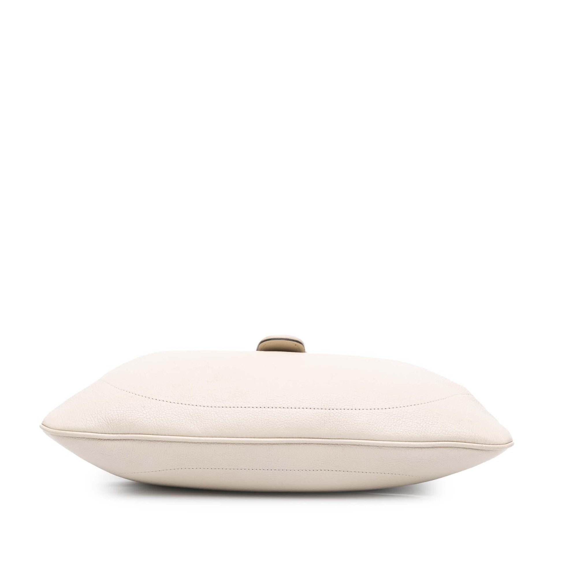 Gucci Aphrodite Leather Calf White Medium Crossbody Bag
