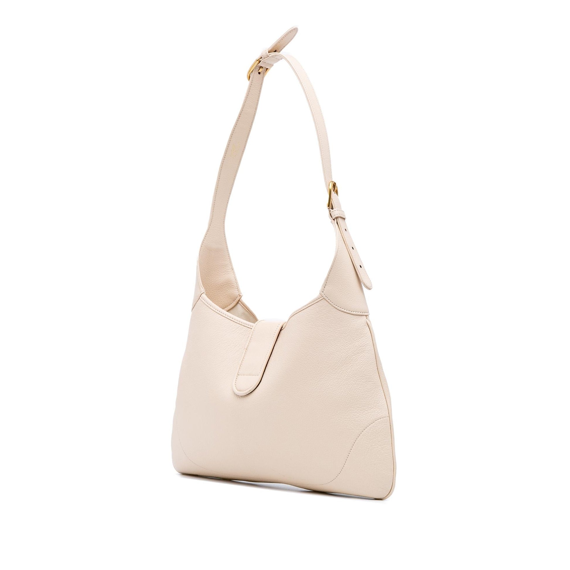 Gucci Aphrodite Leather Calf Brown Medium Crossbody Bag