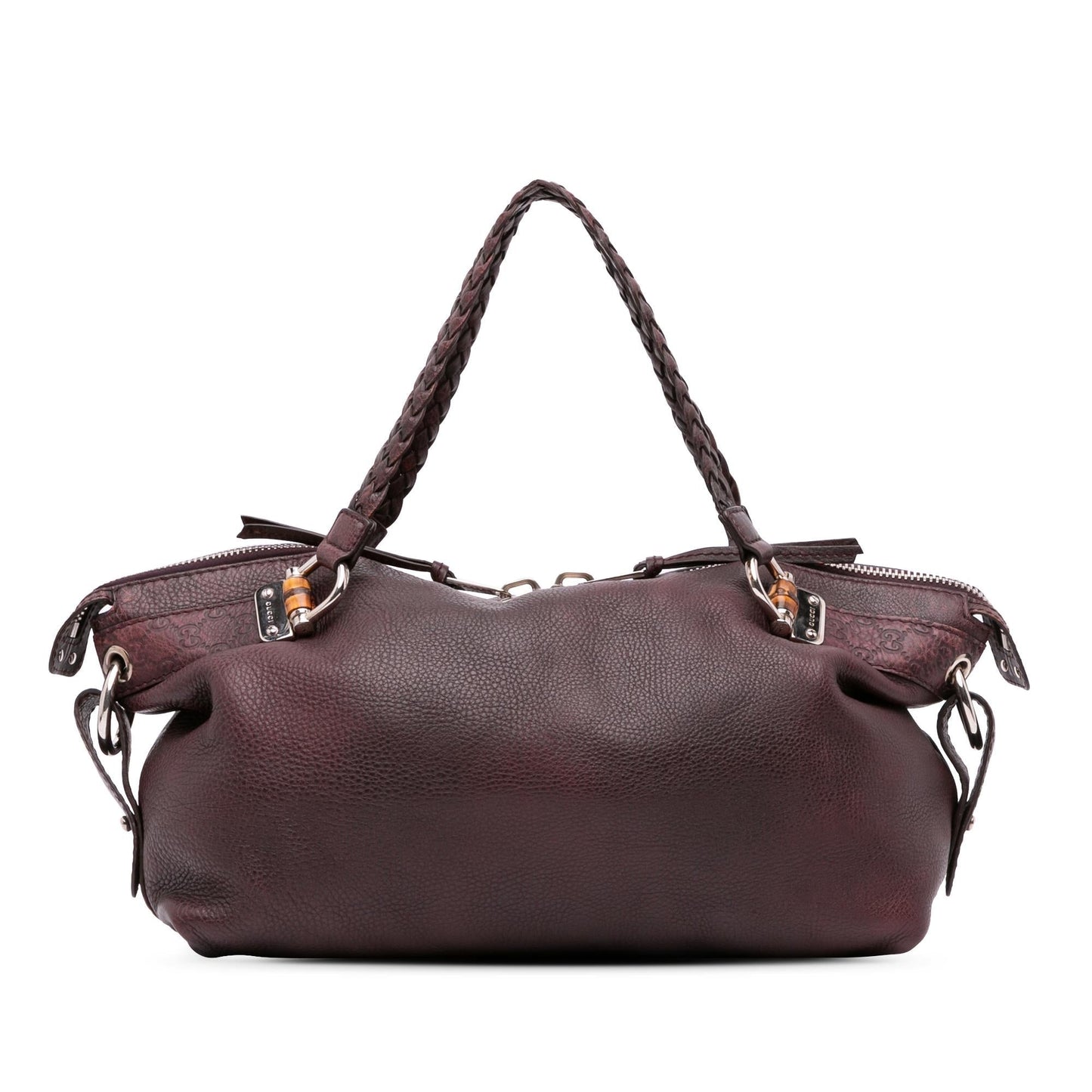 Gucci Bamboo Bar Leather Calf Medium Tote Bag