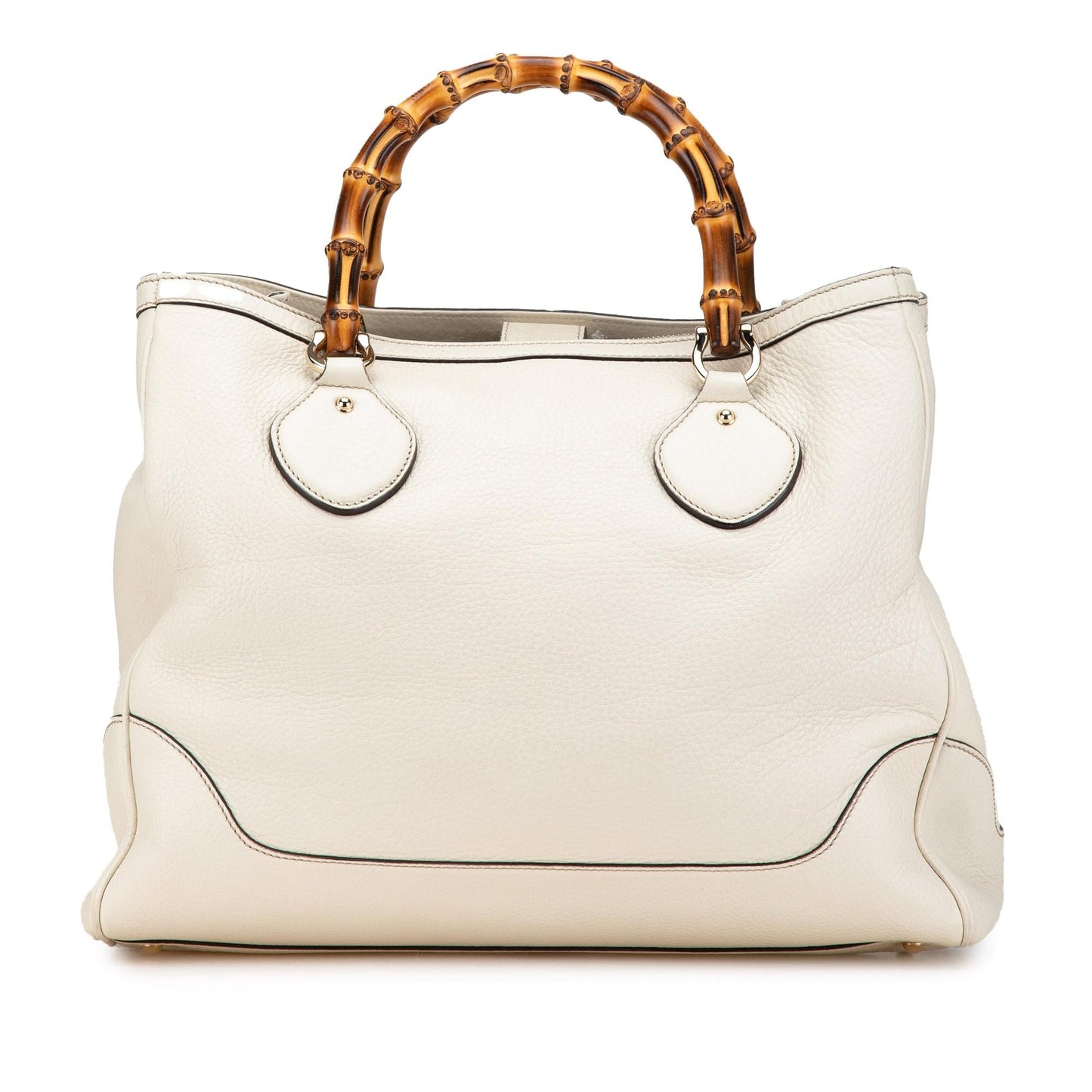 Gucci Bamboo Diana Leather Calf Brown Medium Tote Bag