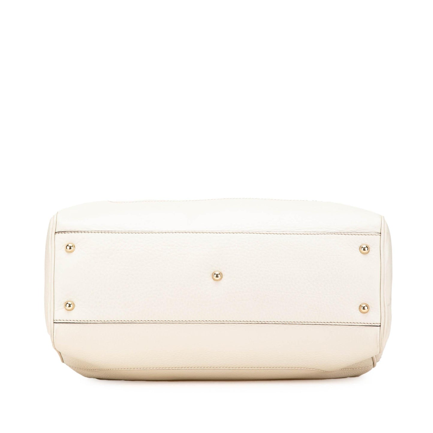 Gucci Bamboo Diana Leather Calf White Medium Tote Bag Tote 3
