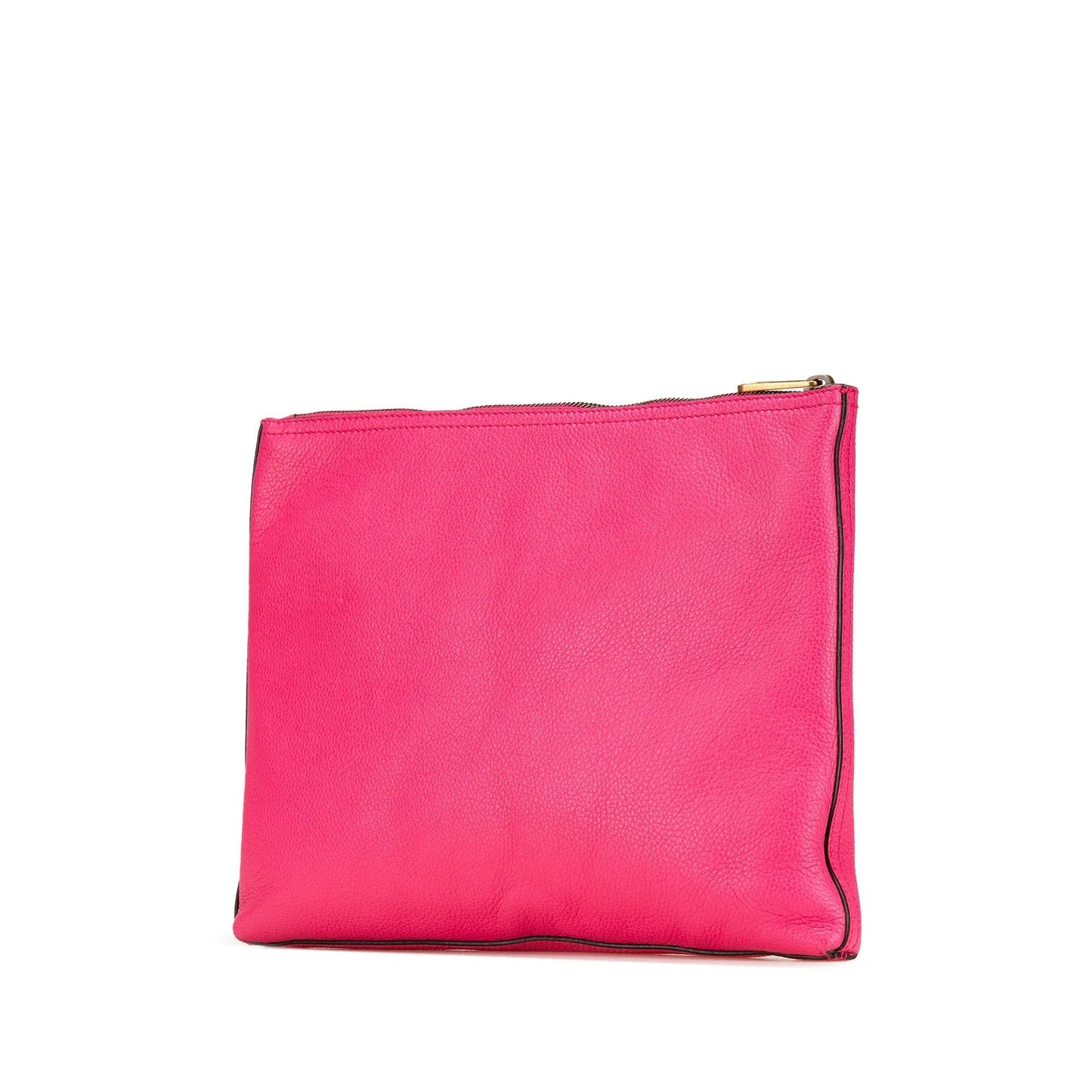 Gucci Logo Portfolio Leather Calf Pink Medium Clutch Bag Clutch 1