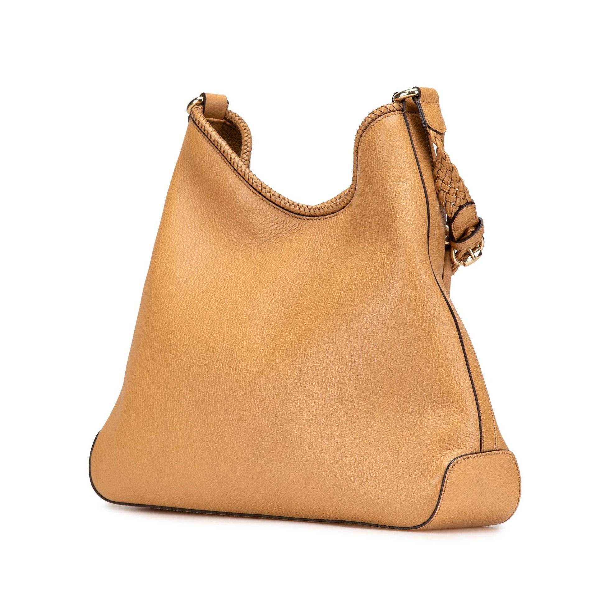 Gucci Marrakech Leather Calf Brown Medium Shoulder Bag