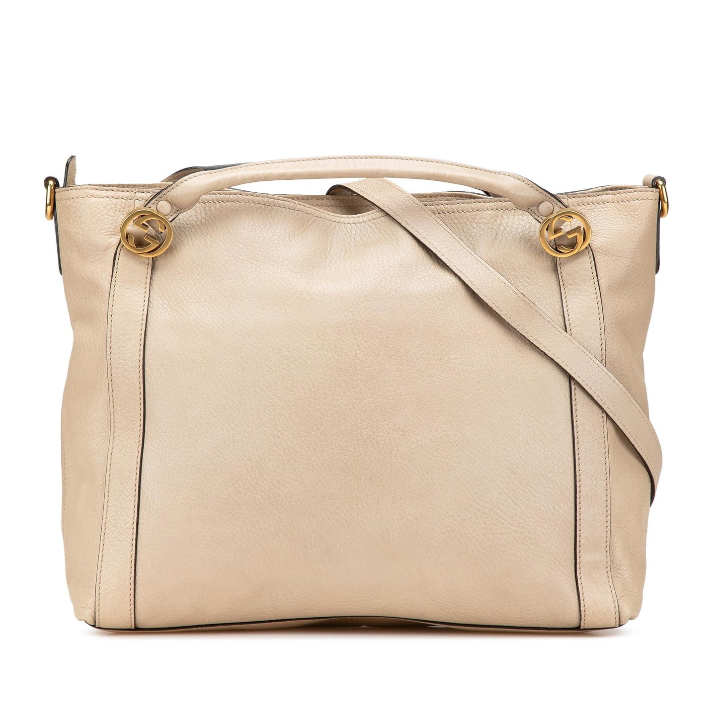 Gucci Miss GG Leather Calf Brown Medium Satchel Bag Satchel 1