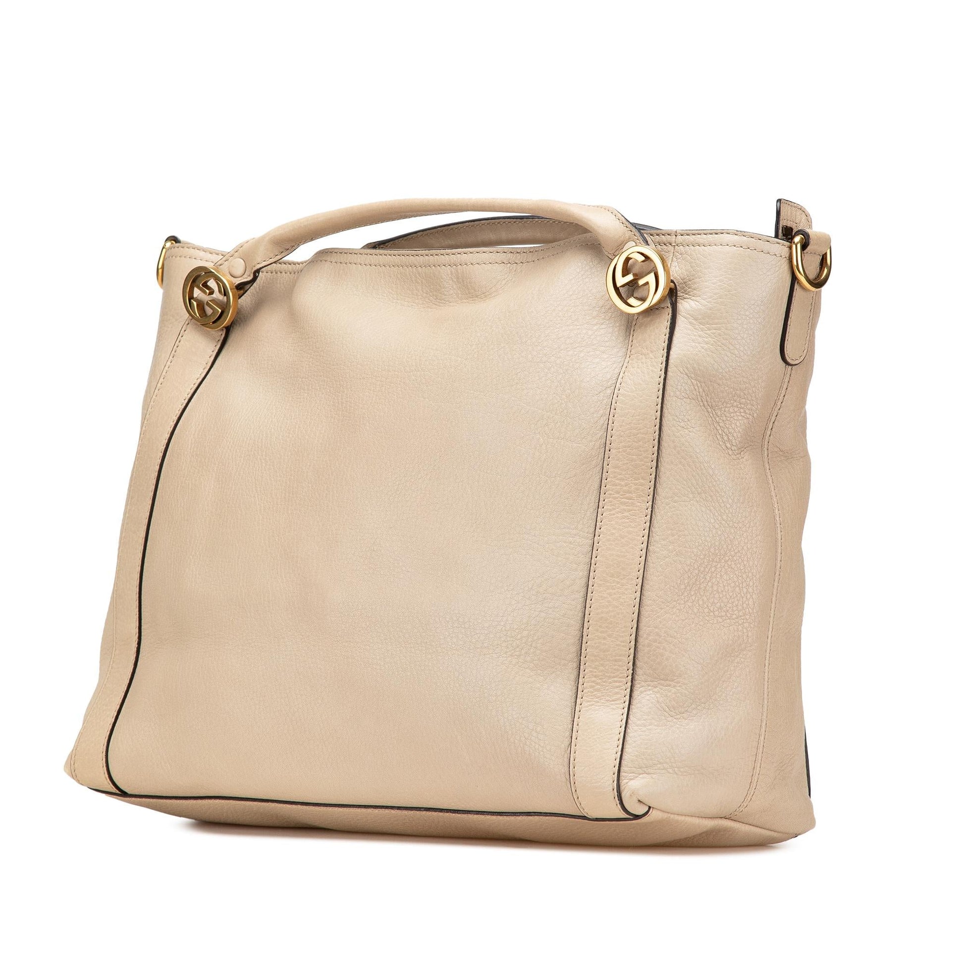 Gucci Miss GG Leather Calf Brown Medium Satchel Bag Satchel 1