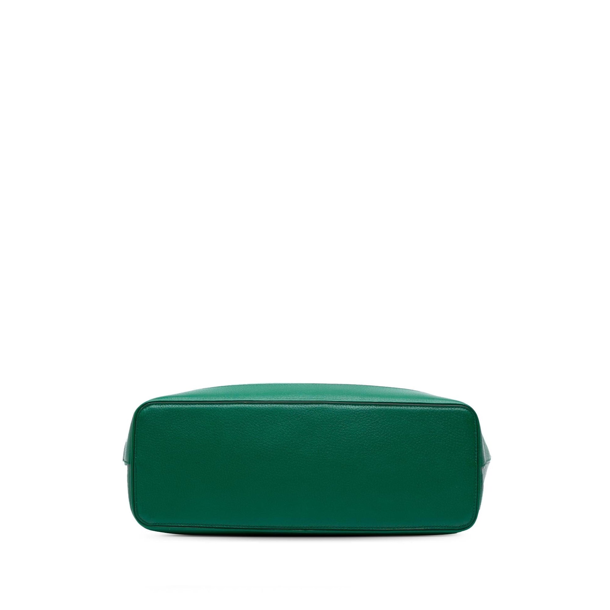 Gucci Ophidia Leather Calf Green Medium Tote Bag