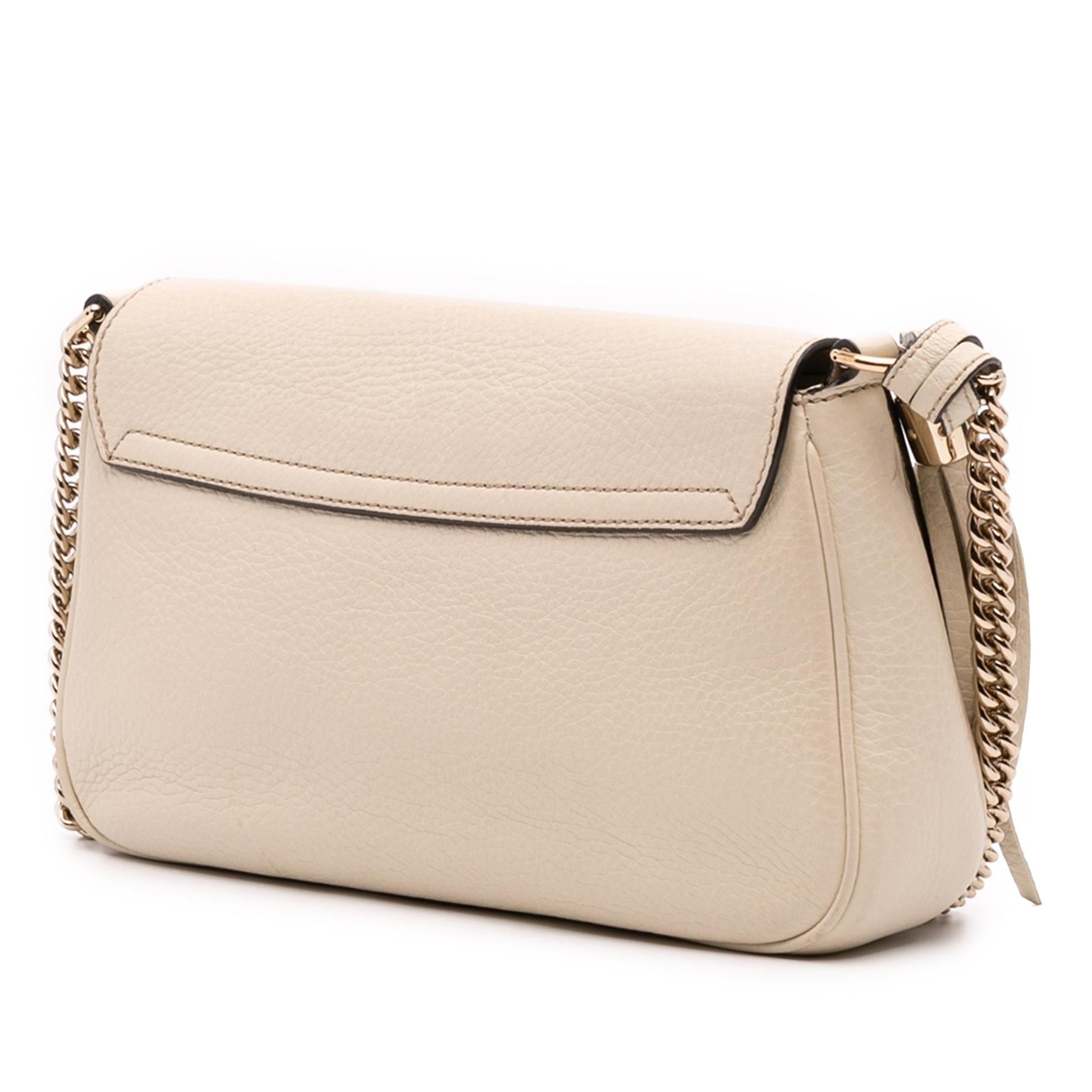 Gucci Soho Leather Medium Chain Flap Crossbody Bag