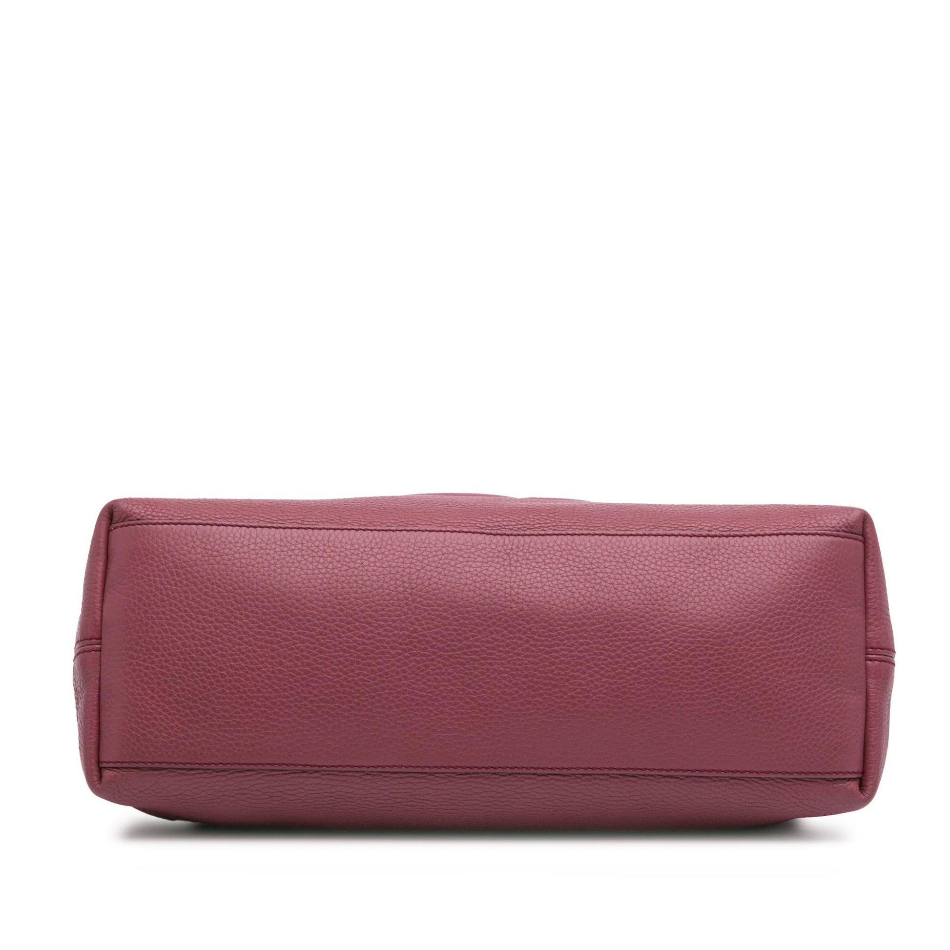 Gucci Soho Leather Calf Medium Chain Tote Bag