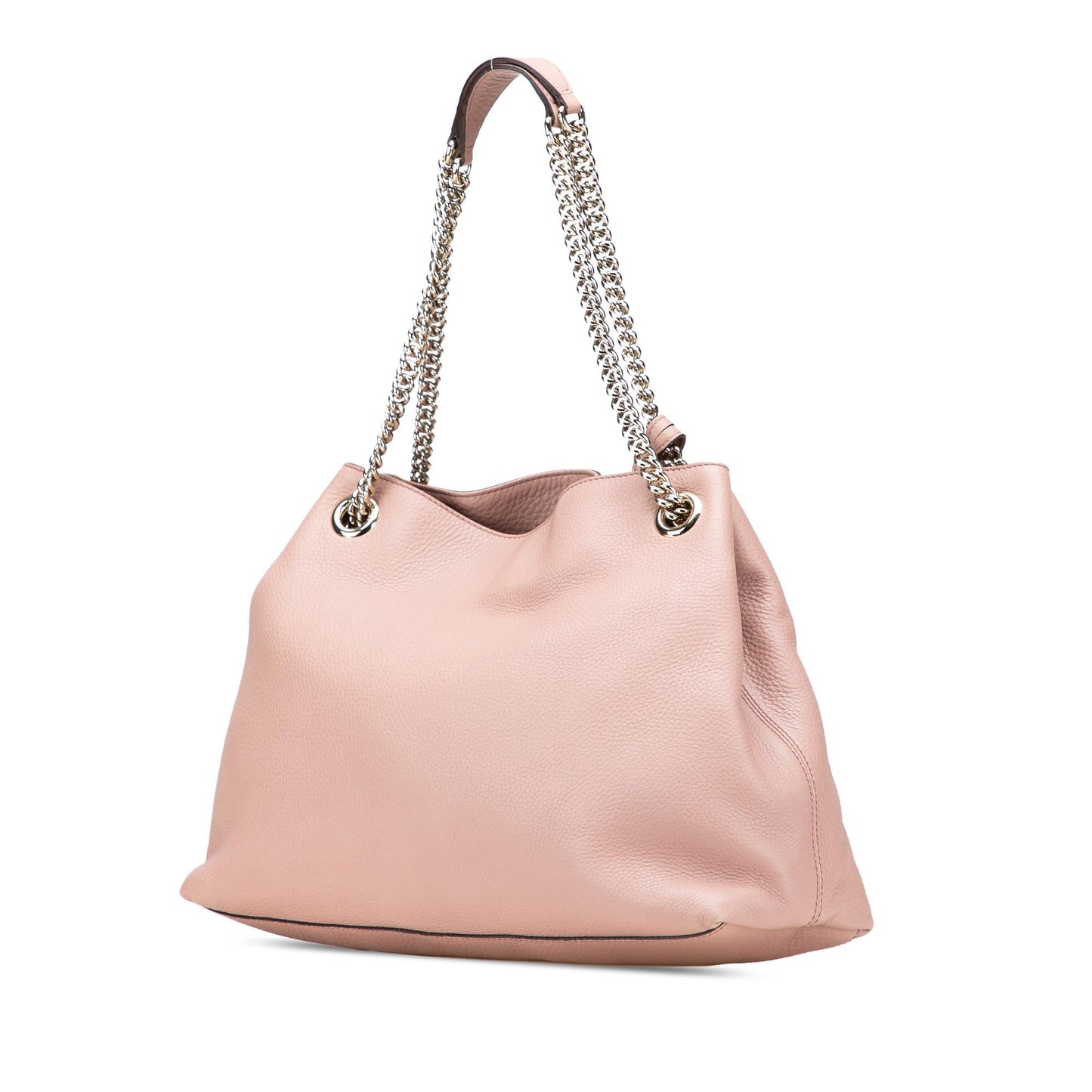 Gucci Soho Chain Leather Calf Pink Medium Tote Bag Tote 18