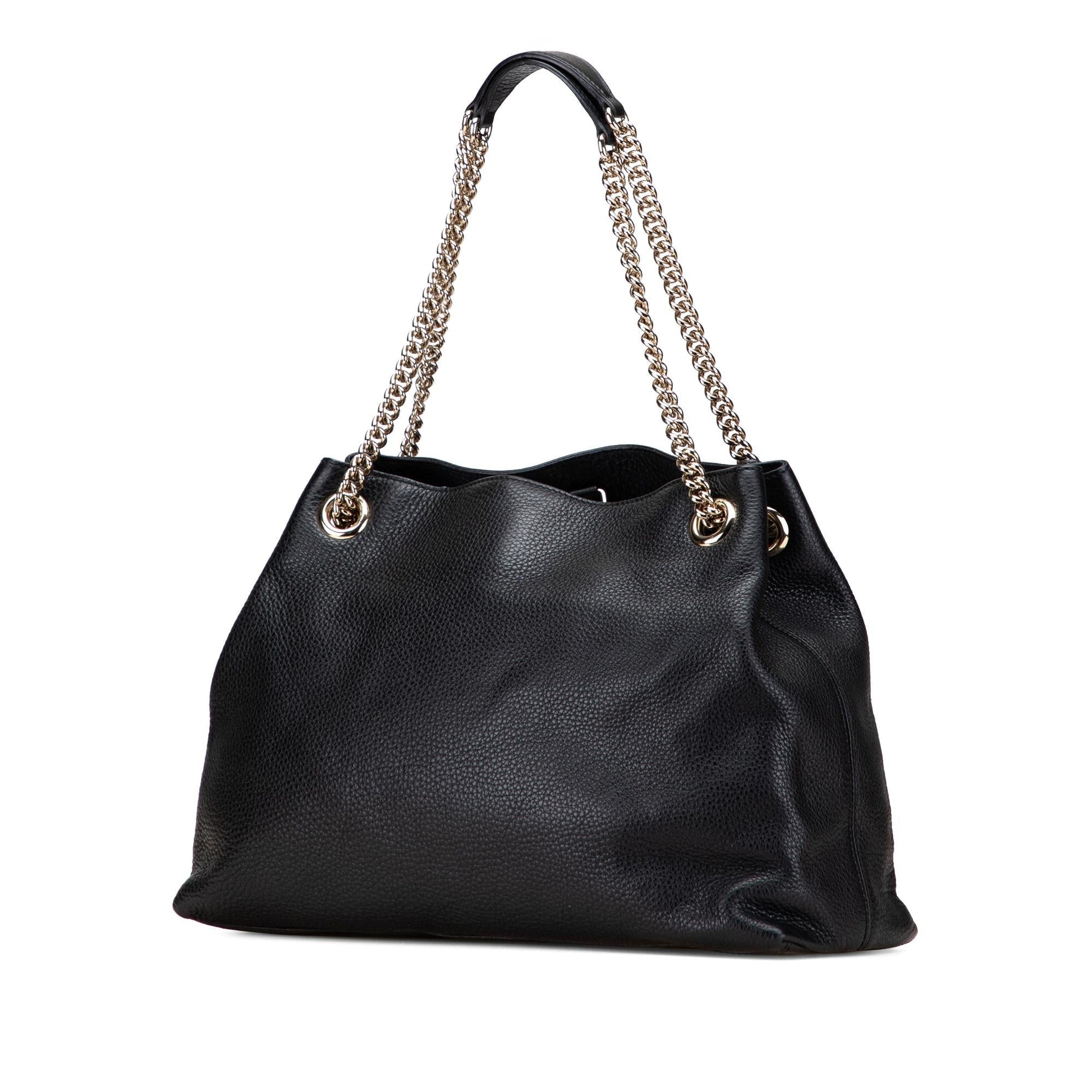 Gucci Soho Leather Medium Chain Tote Bag Tote 23