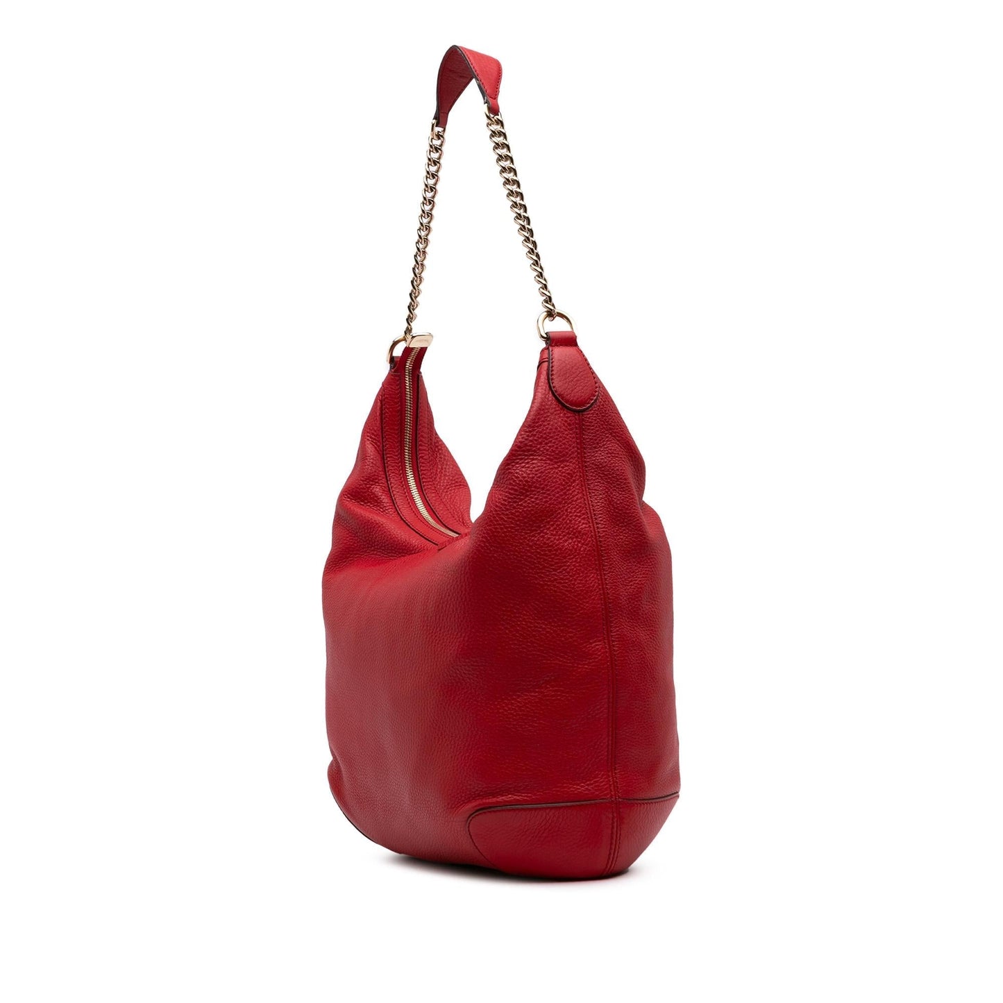 Gucci Soho Leather Calf Red Medium Shoulder Bag