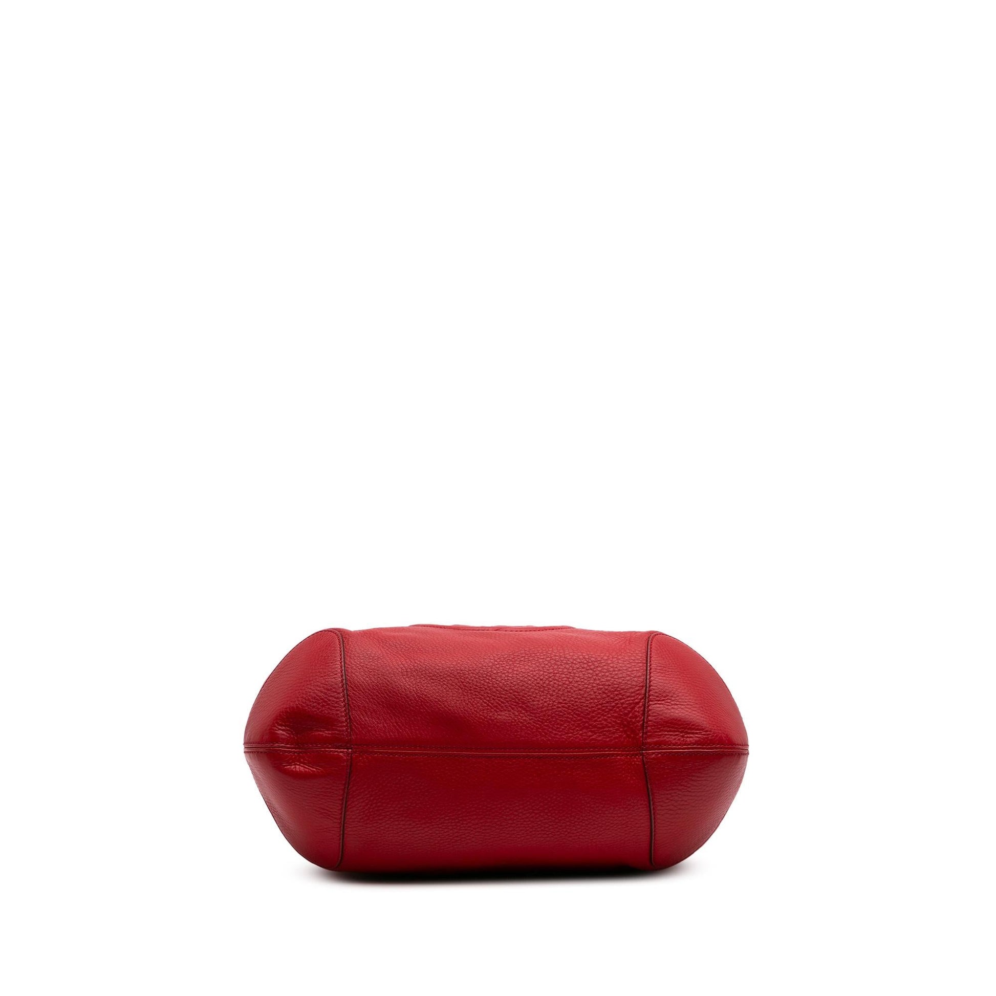 Gucci Soho Leather Calf Red Medium Shoulder Bag Bag 2