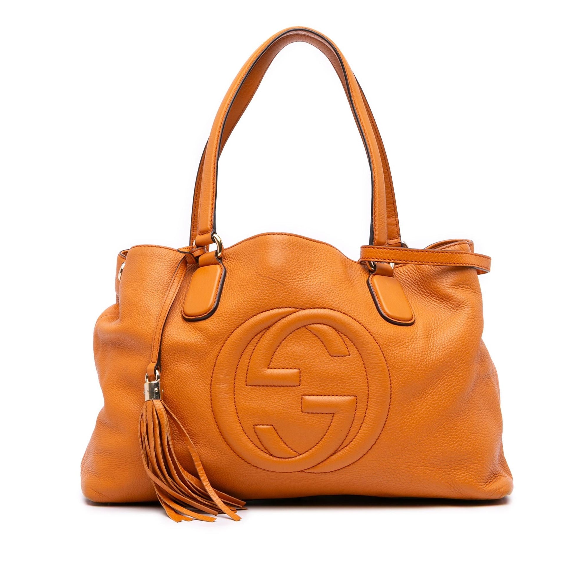 Gucci Soho Working Leather Medium Travel Bag