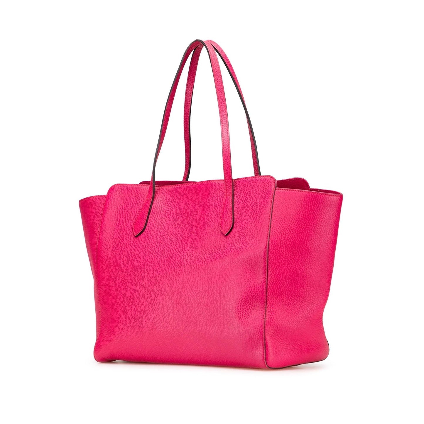 Gucci Swing Leather Calf Pink Medium Tote Bag