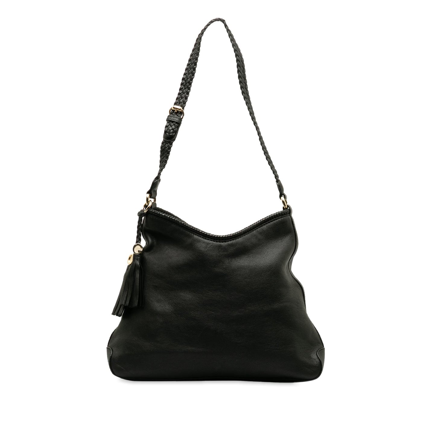 Gucci Marrakech SHG-P2O52U Calf Black Medium Shoulder Bag