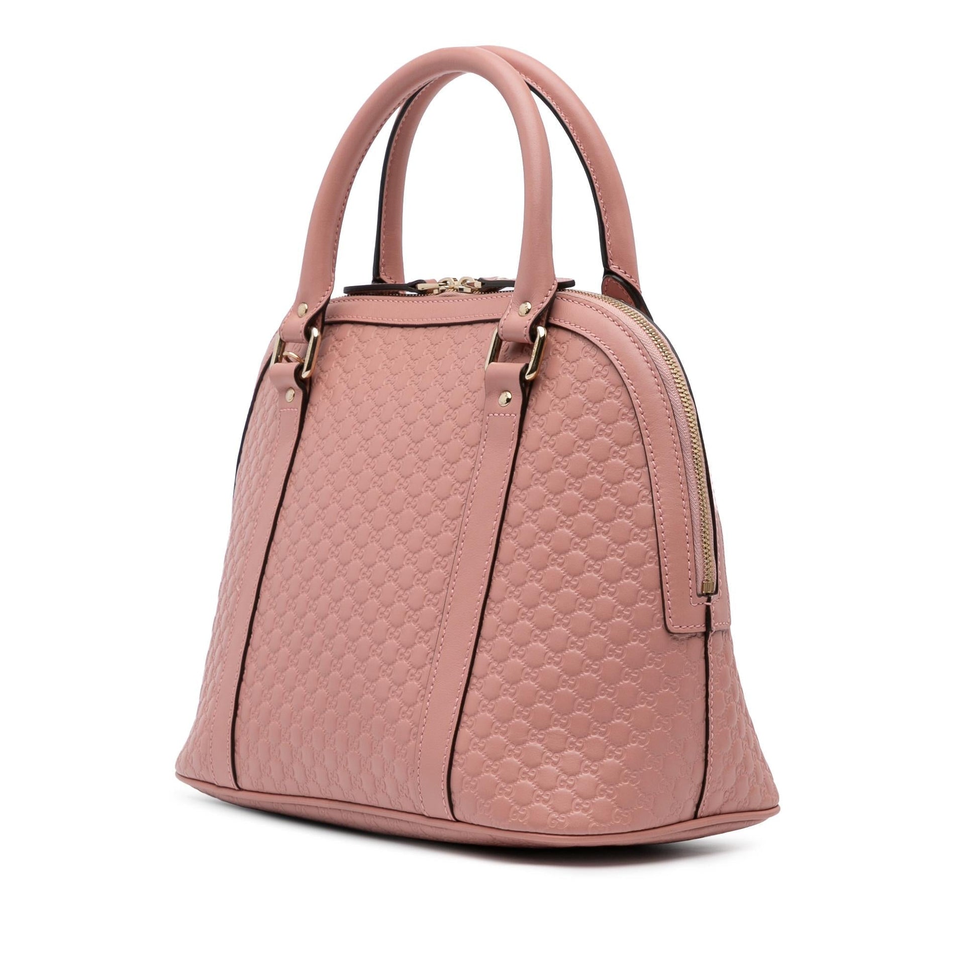 Gucci Microguccissima Dome Calf Pink Medium Satchel Bag Satchel 2