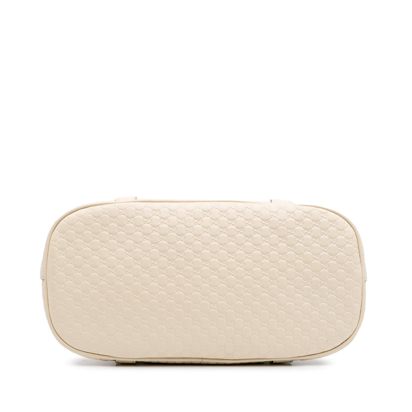 Gucci Microguccissima Dome Calf White Medium Satchel Bag