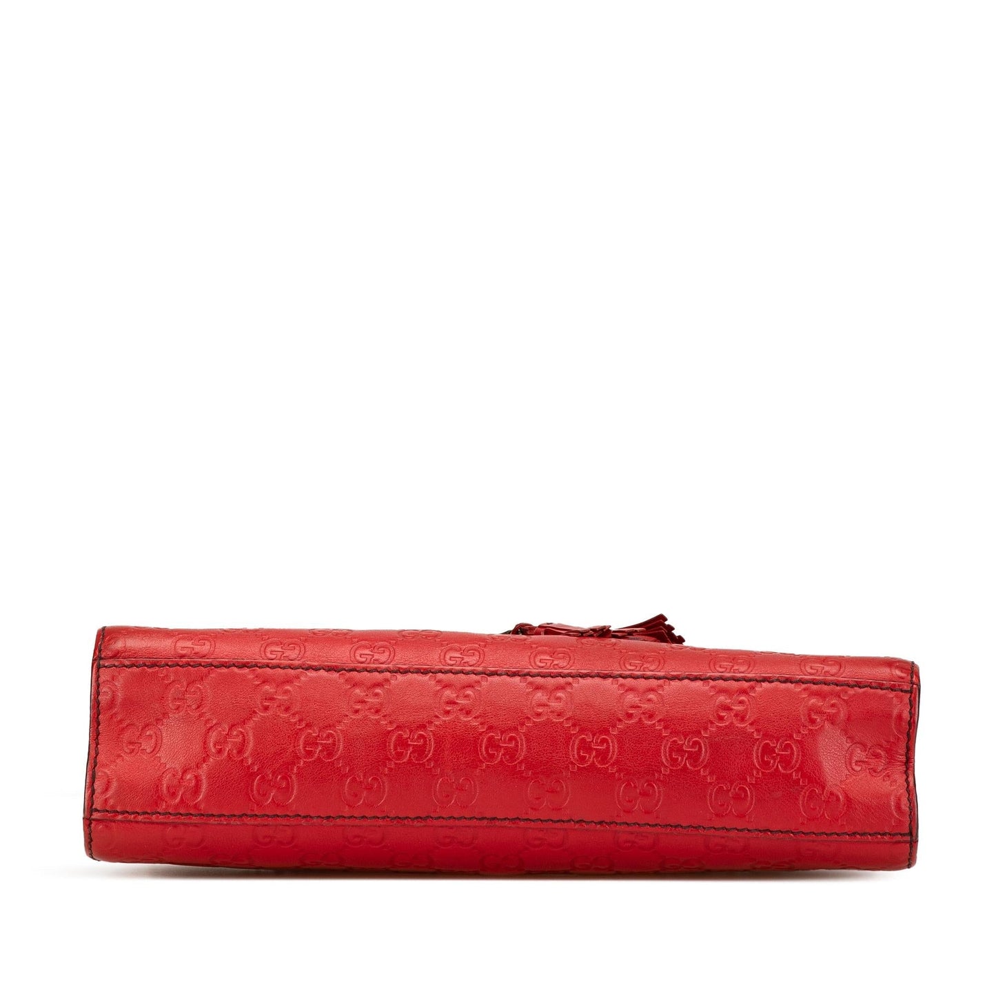 Gucci Microguccissima Emily Calf Red Medium Shoulder Bag Bag 4
