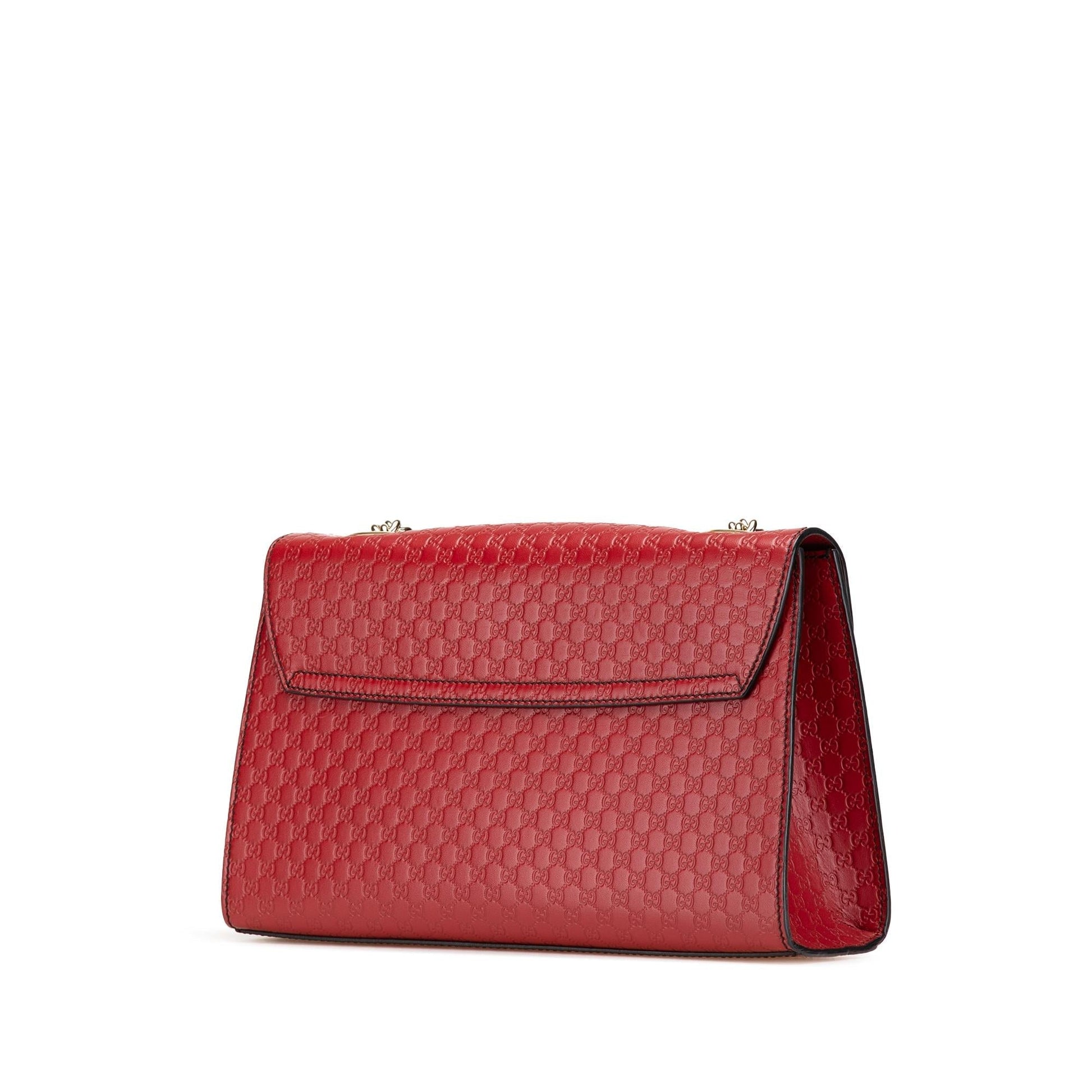 Gucci Microguccissima Emily Calf Red Medium Shoulder Bag