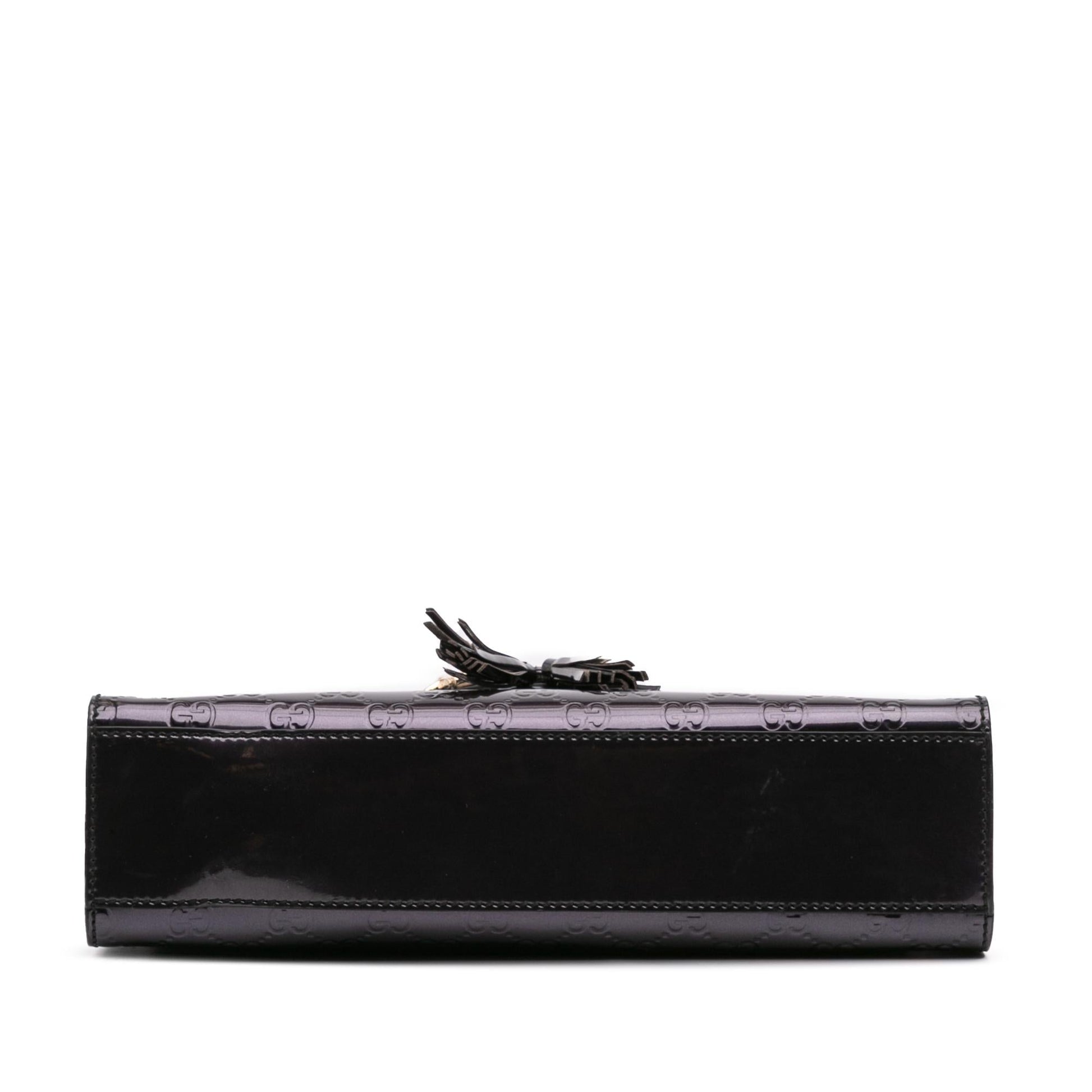 Gucci Guccissima Emily Leather Patent Medium Shoulder Bag