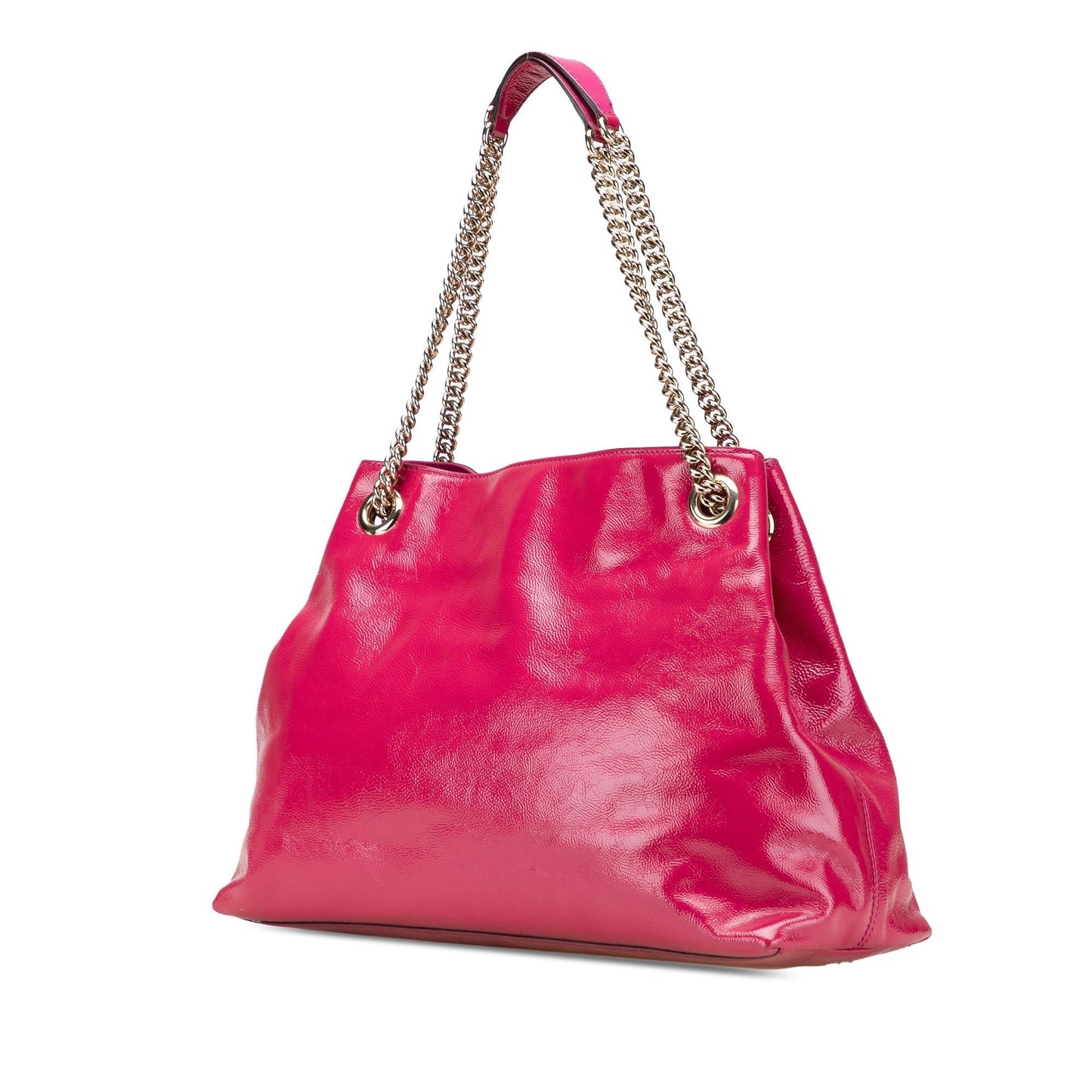 Gucci Soho Patent Medium Chain Tote Bag Tote 3