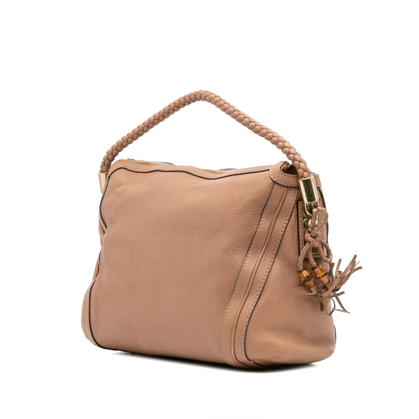 Gucci Pebbled Bella Calfskin Medium Shoulder Bag
