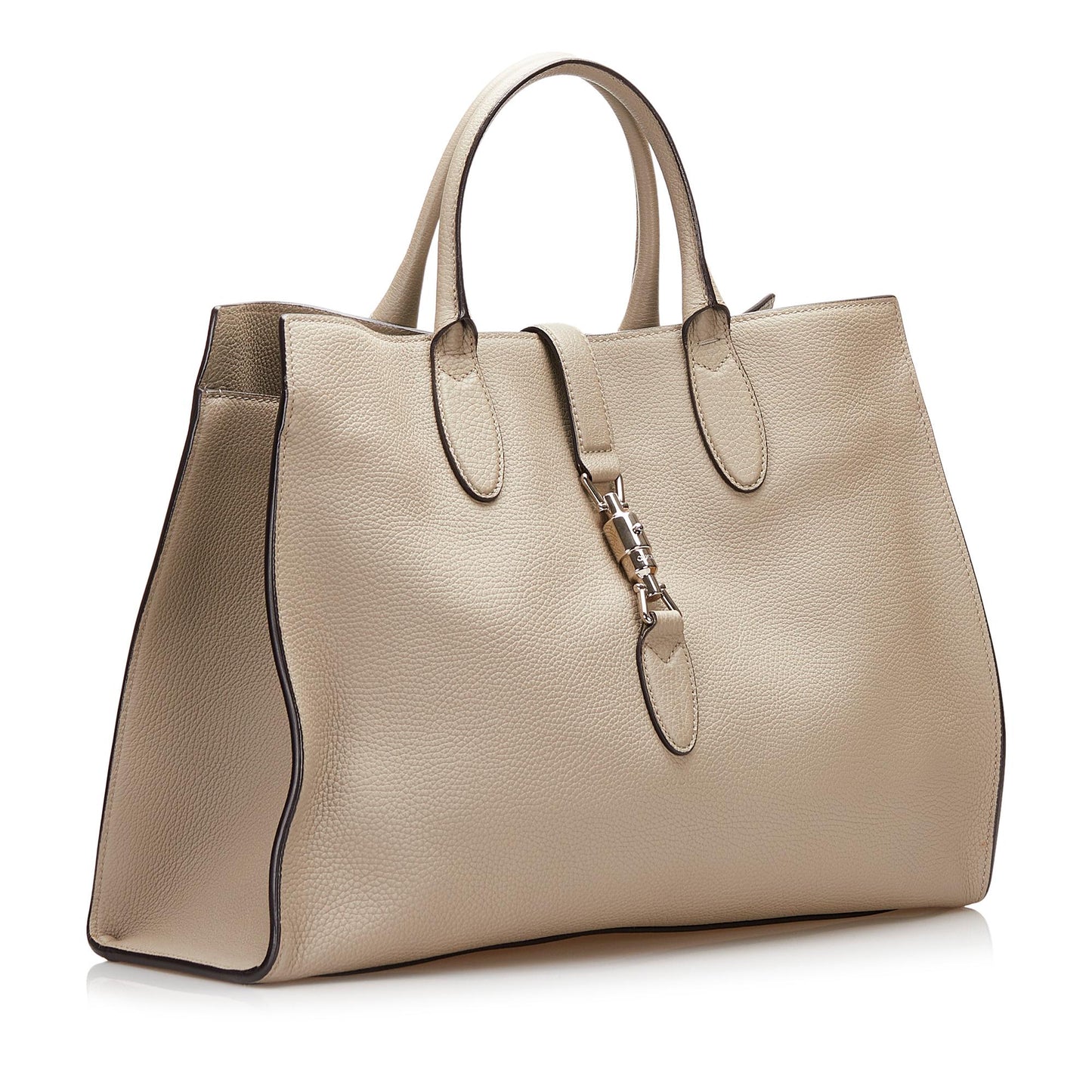 Gucci Soft Jackie SHG-yZBb51 Calf Brown Medium Tote Bag