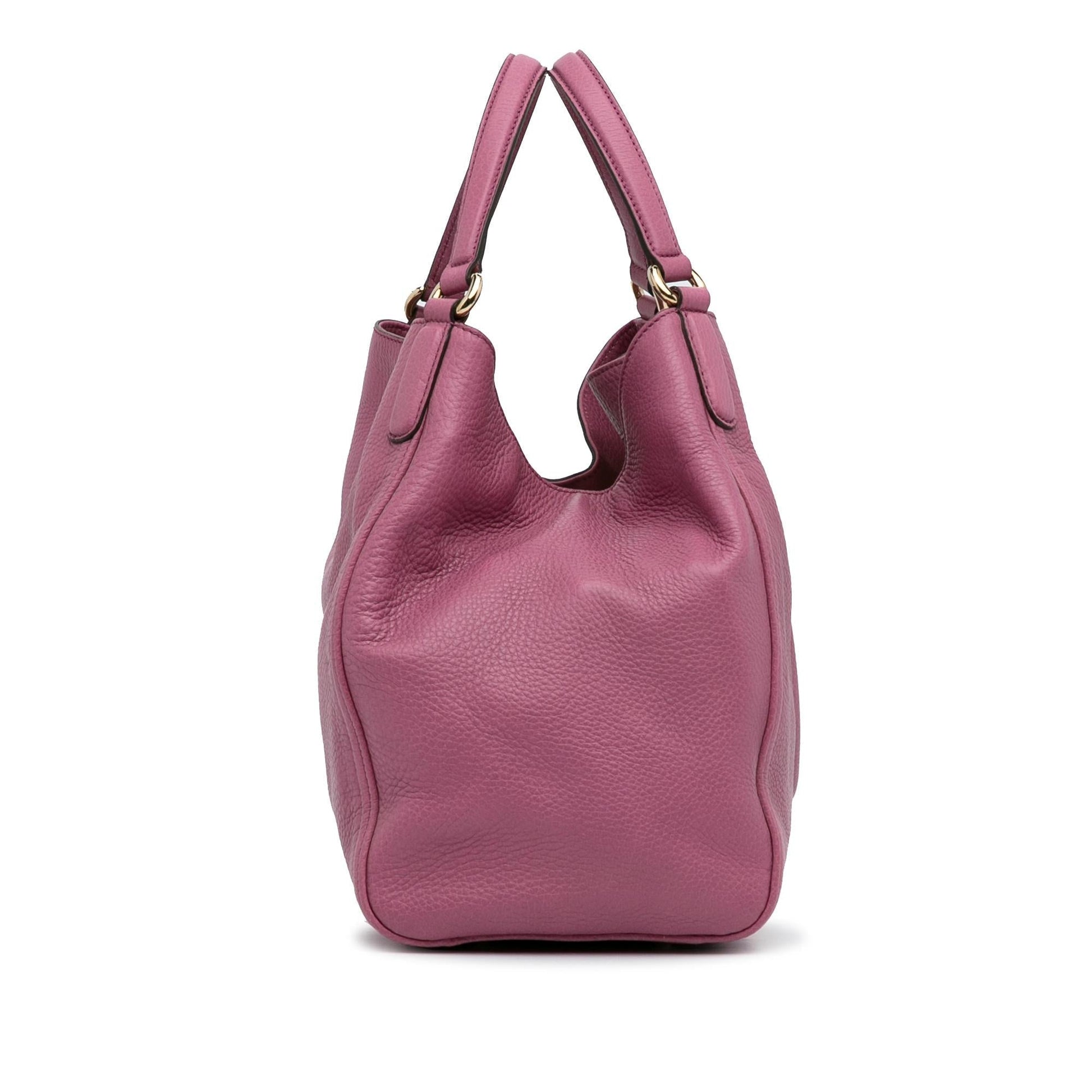 Gucci Soho Cellarius SHG-JmdidT Calf Pink Medium Tote Bag