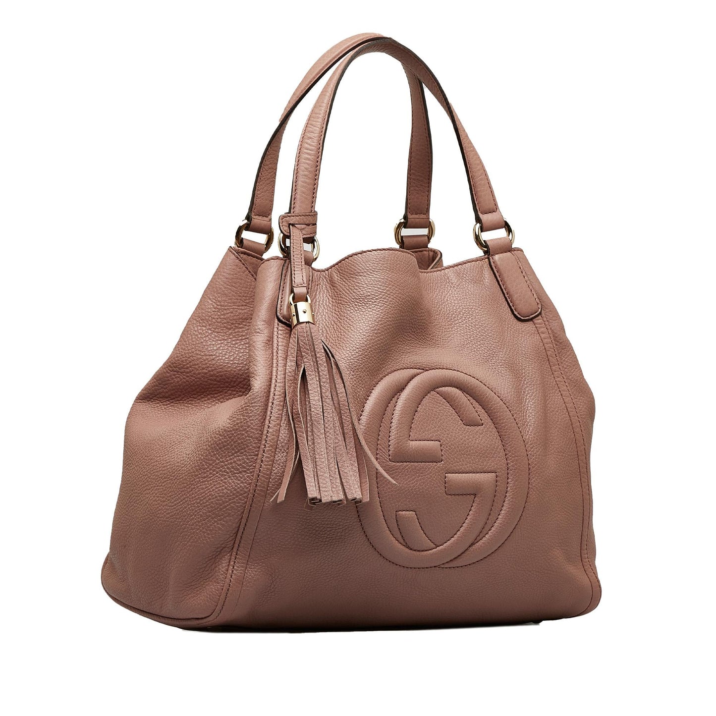 Gucci Soho Cellarius SHG-MtyGE1 Calf Pink Medium Tote Bag