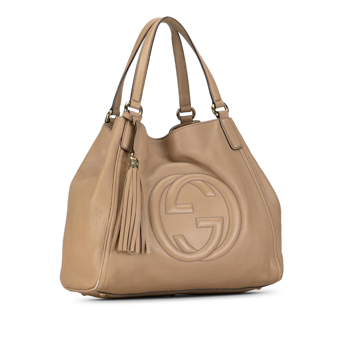 Gucci Soho Cellarius SHG-WKRqB5 Calf Brown Medium Tote Bag