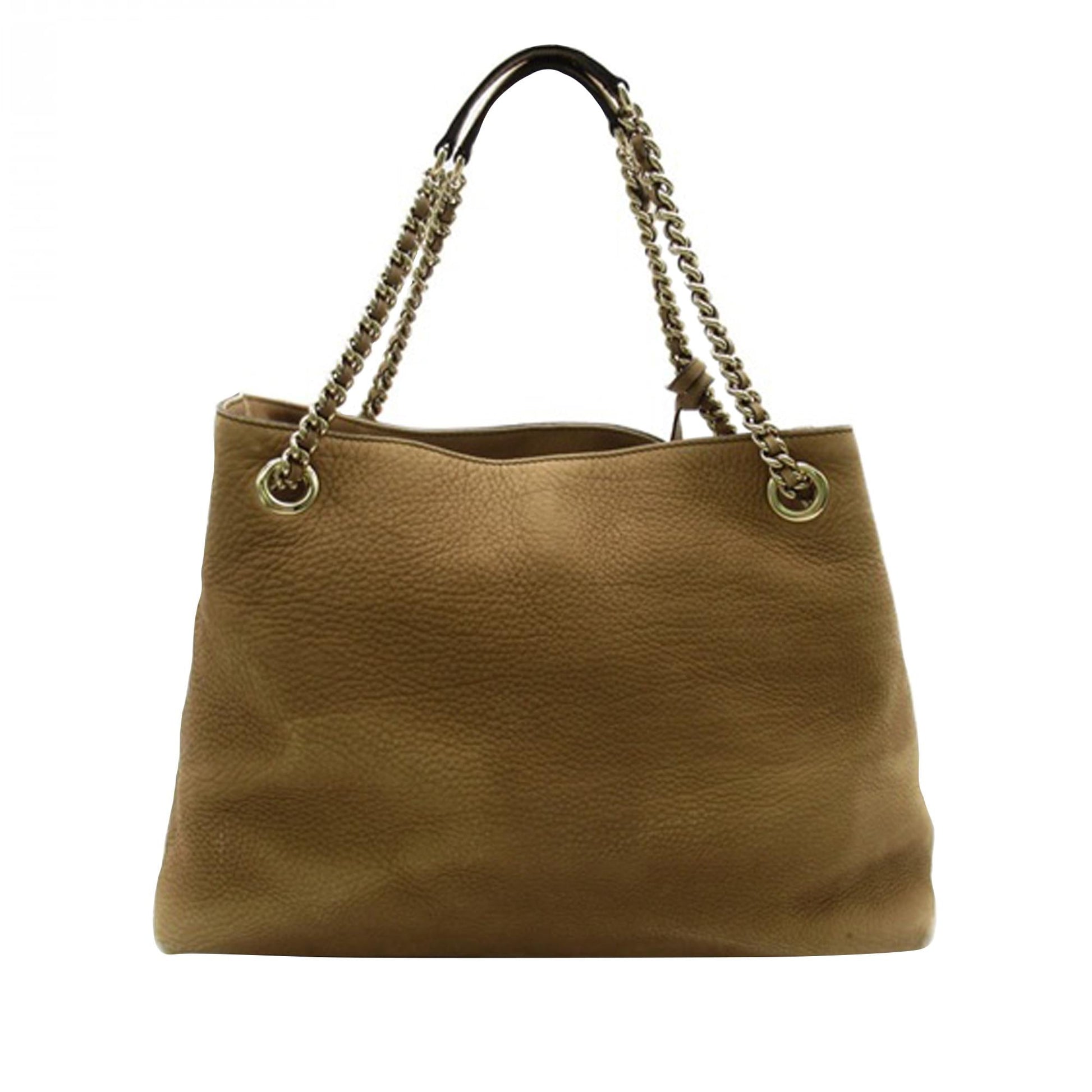 Gucci Soho SHG-srGlv5 Calf Brown Medium Chain Tote Bag