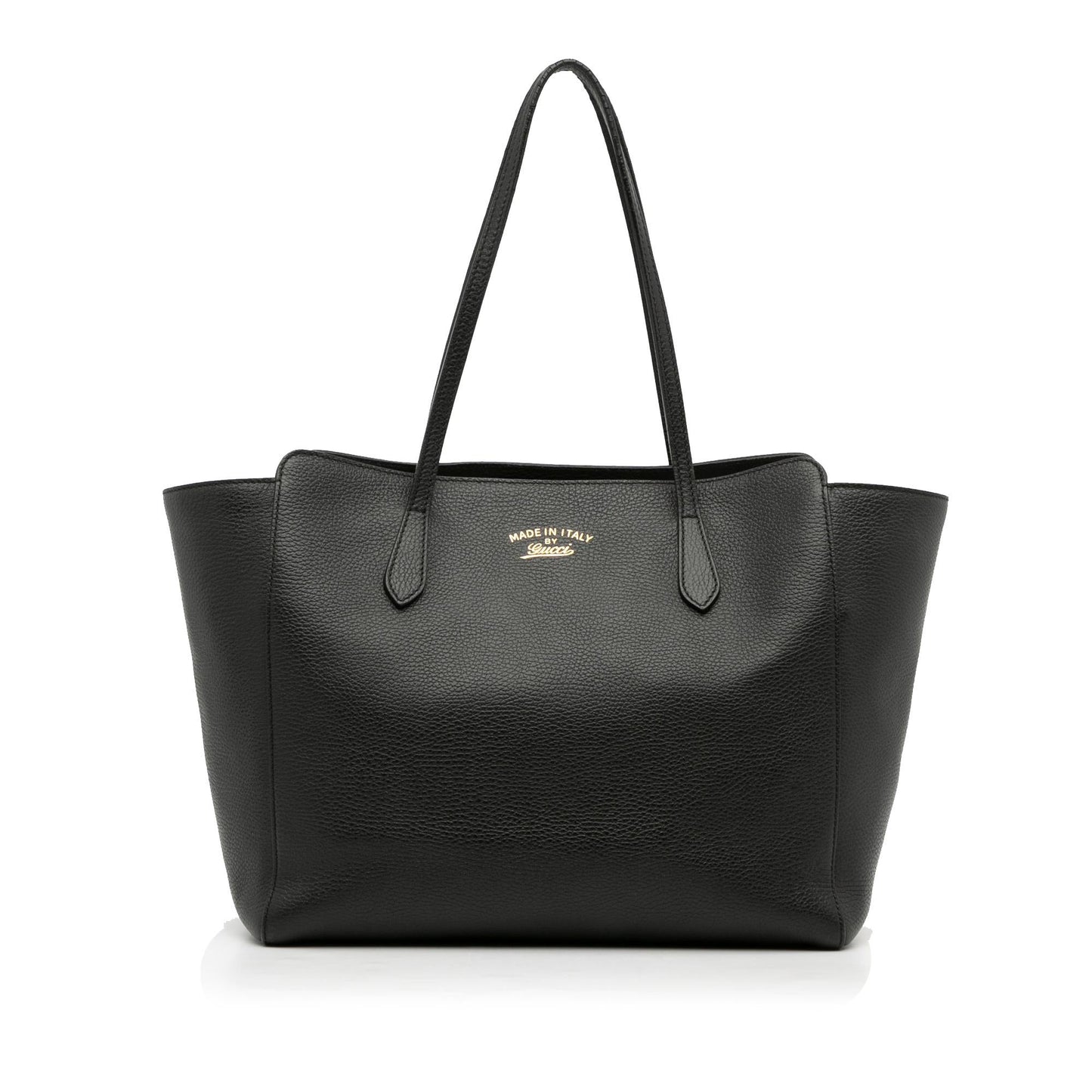 Gucci Swing SHG-S0KPsU Calf Black Medium Tote Bag