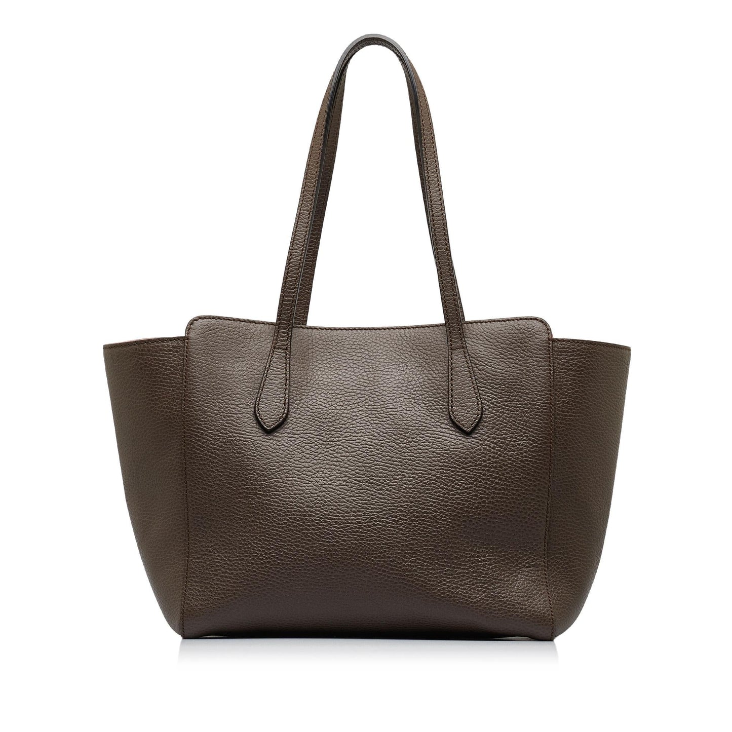 Gucci Swing SHG-QL9JGM Calf Brown Medium Tote Bag