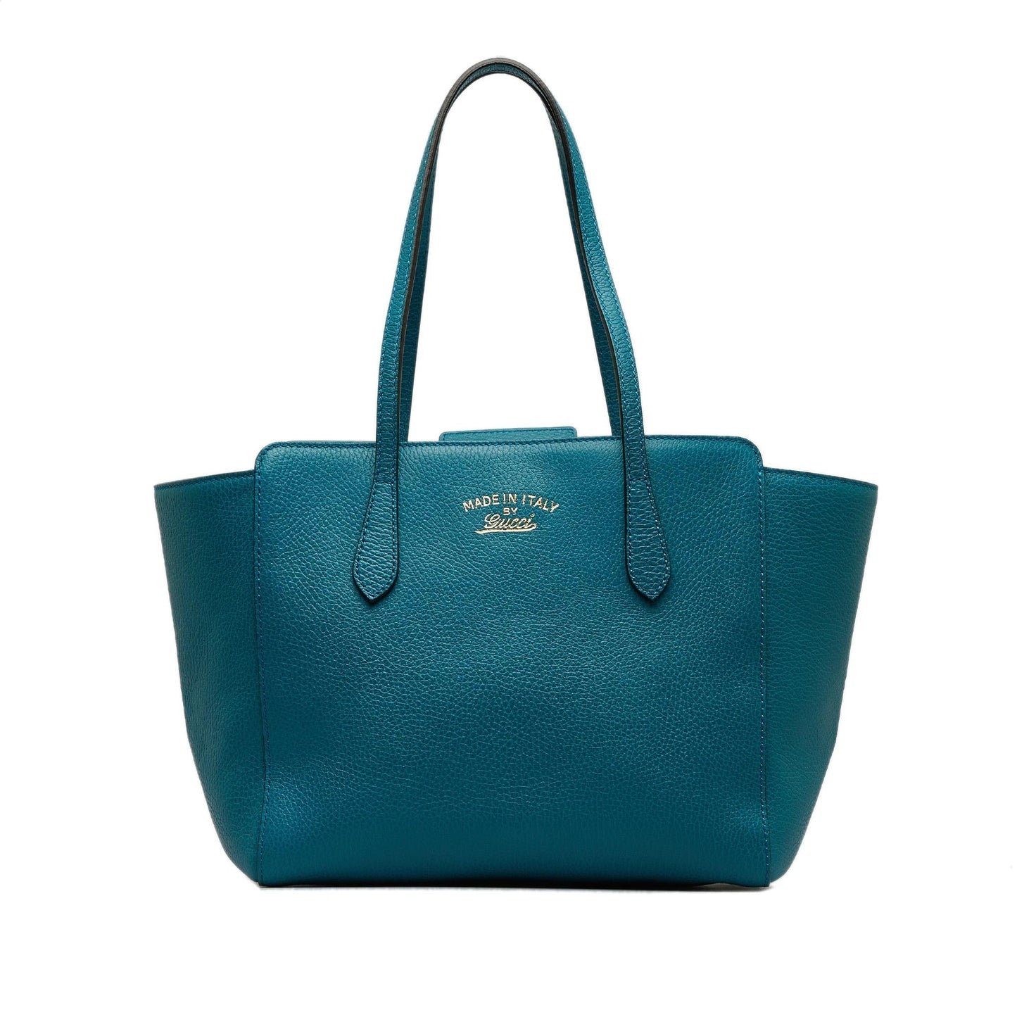 Gucci Swing SHG-aIqmzo Calf Blue Medium Tote Bag