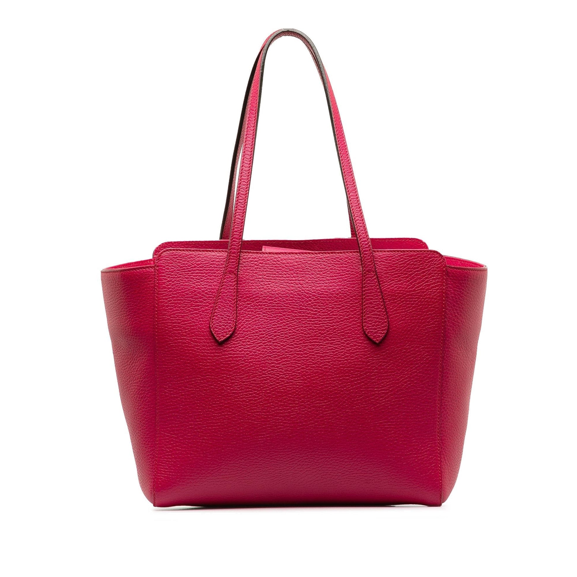 Gucci Swing SHG-9LeNup Calf Pink Medium Tote Bag