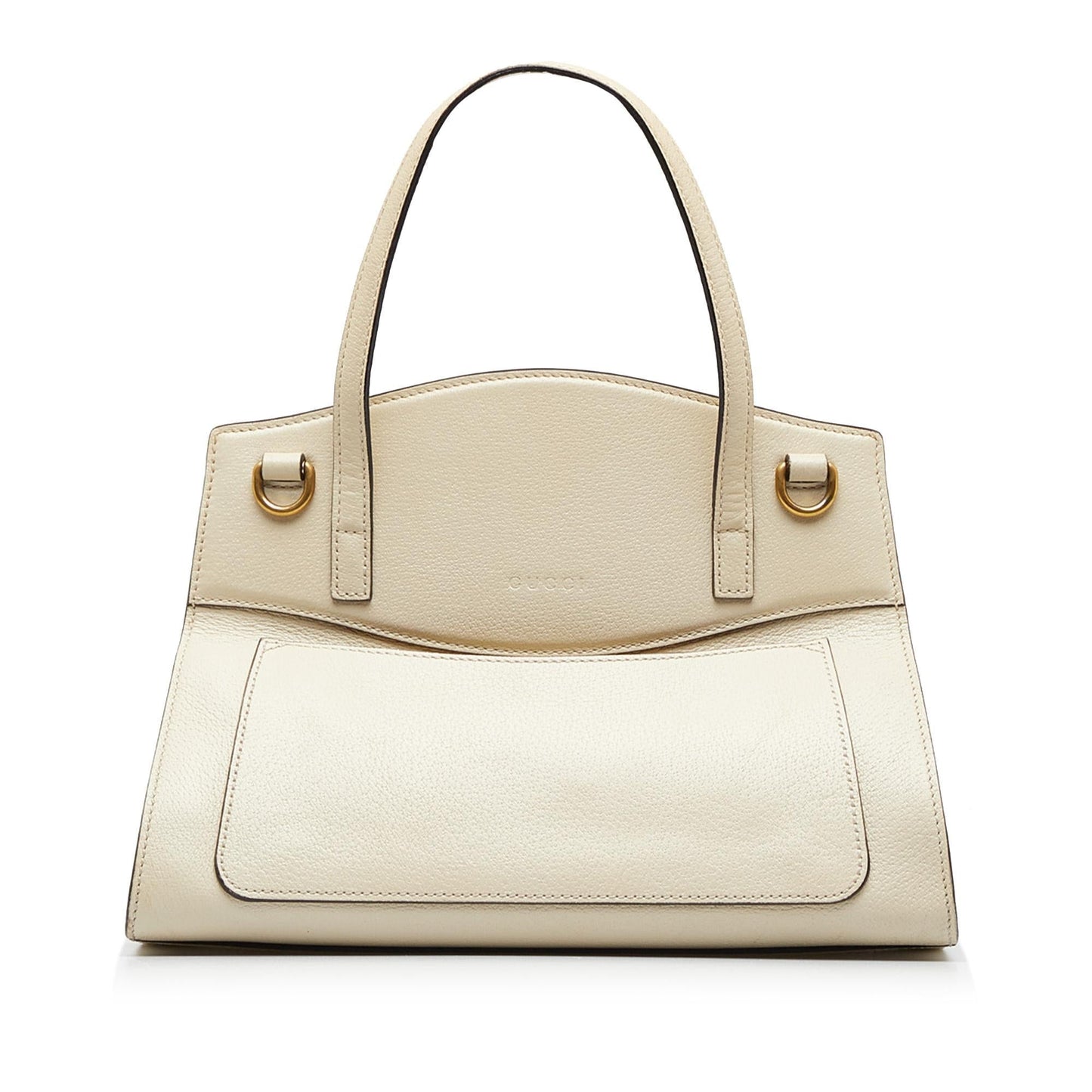 Gucci Web Linea Butterfly Totem SHG-BYS4EZ Calf White Medium Tote Bag