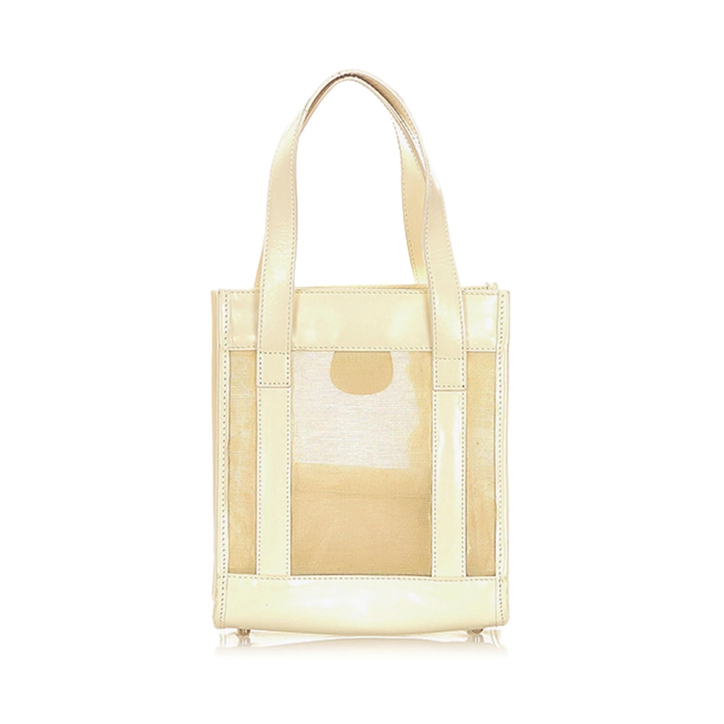 Gucci Mesh SHG White Satchel Bag