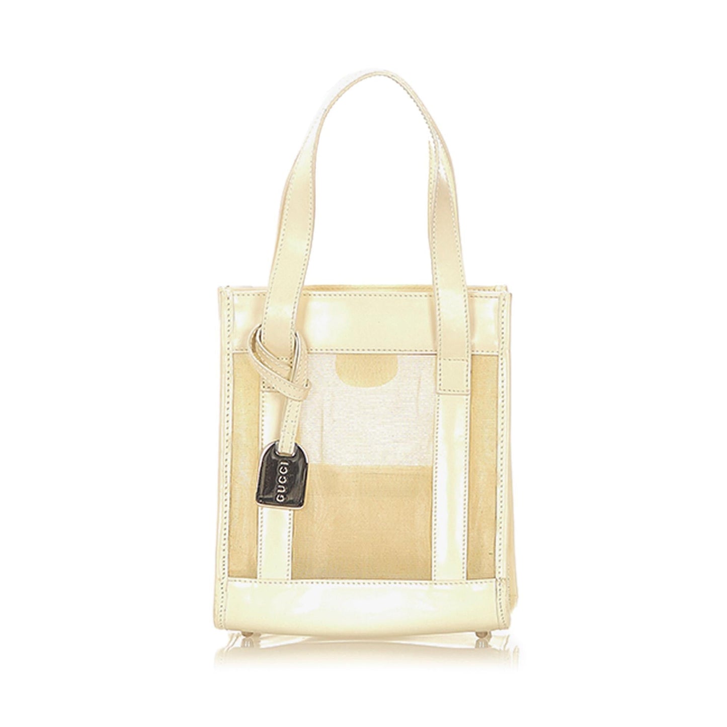 Gucci Mesh SHG White Satchel Bag